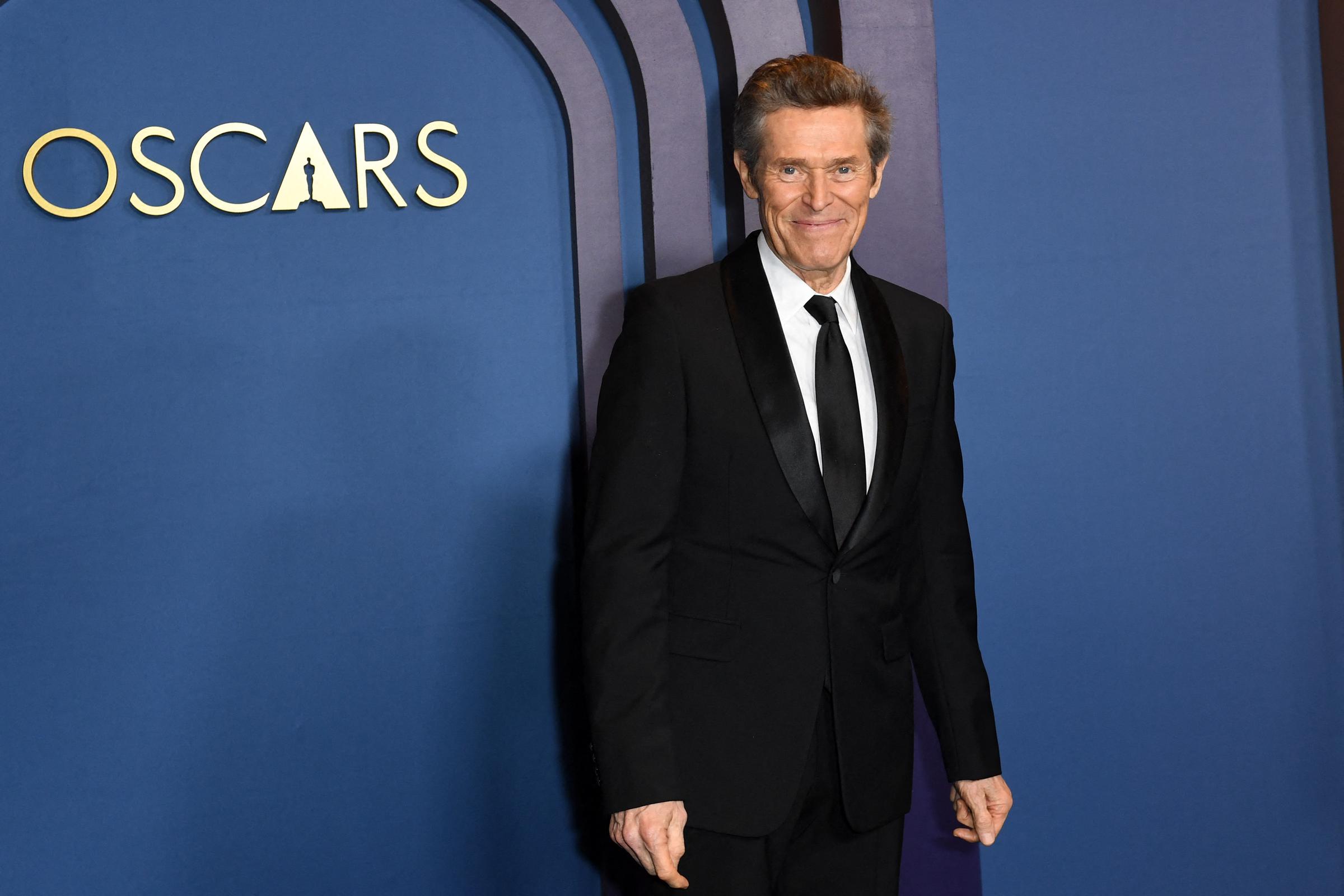 Willem Dafoe at the Academy of Motion Picture Arts and Sciences' 14th Annual Governors Awards on January 9, 2024 in Los Angeles. | Source: Getty Images