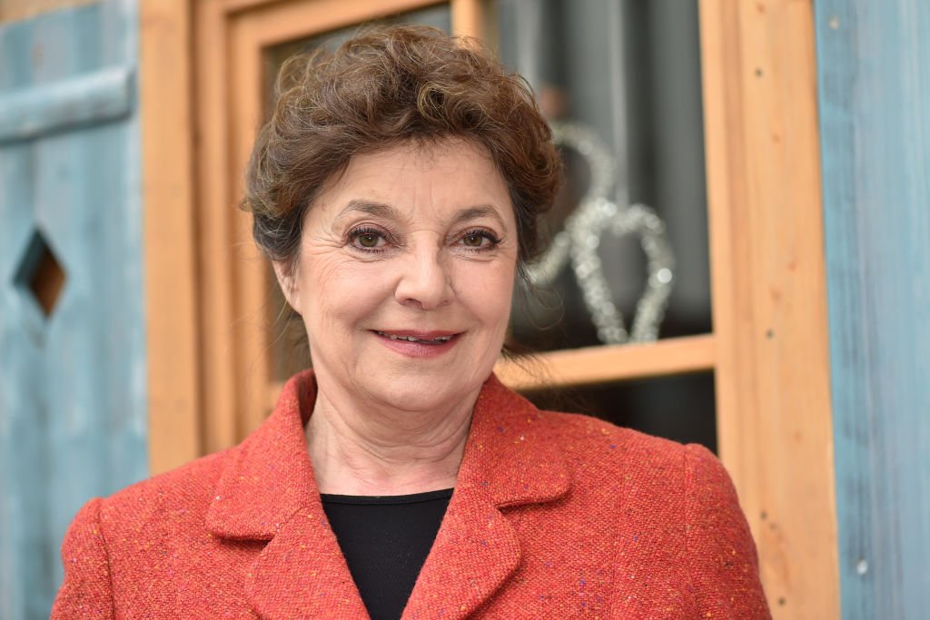 Monika Baumgartner während der Feier zum 10-jährigen Jubiläum von 'Der Bergdoktor' am 21. November 2017 in München. | Quelle: Getty Images
