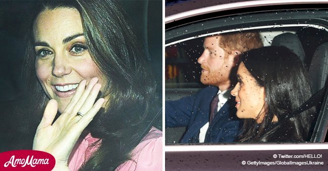 First details of Queen’s Christmas lunch: Meghan’s loose hair and Kate's pale pink outfit