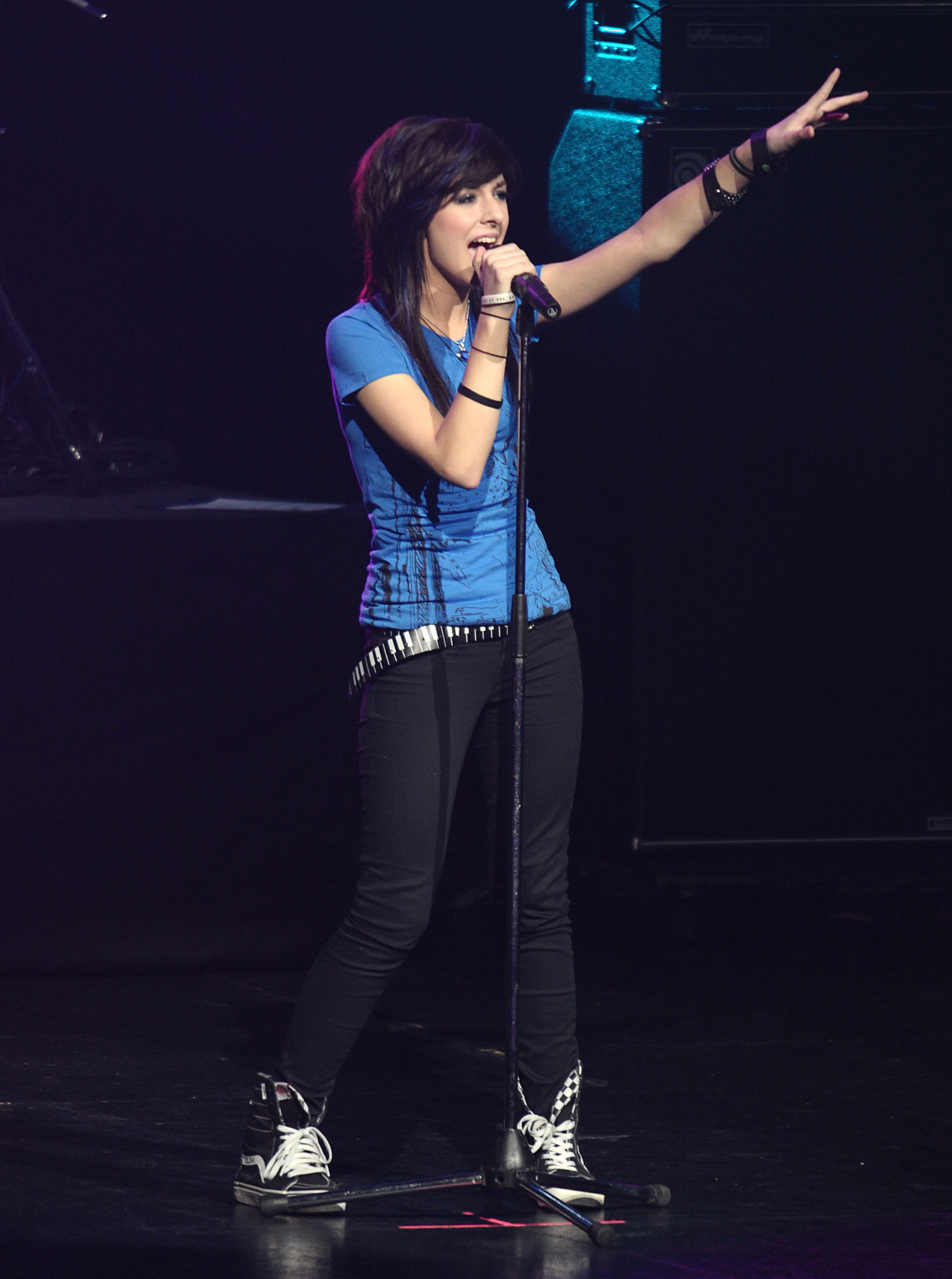 Christina Grimmie performing at the 2011 Concert For Hope on March 20 in Universal City, California. | Source: Getty Images