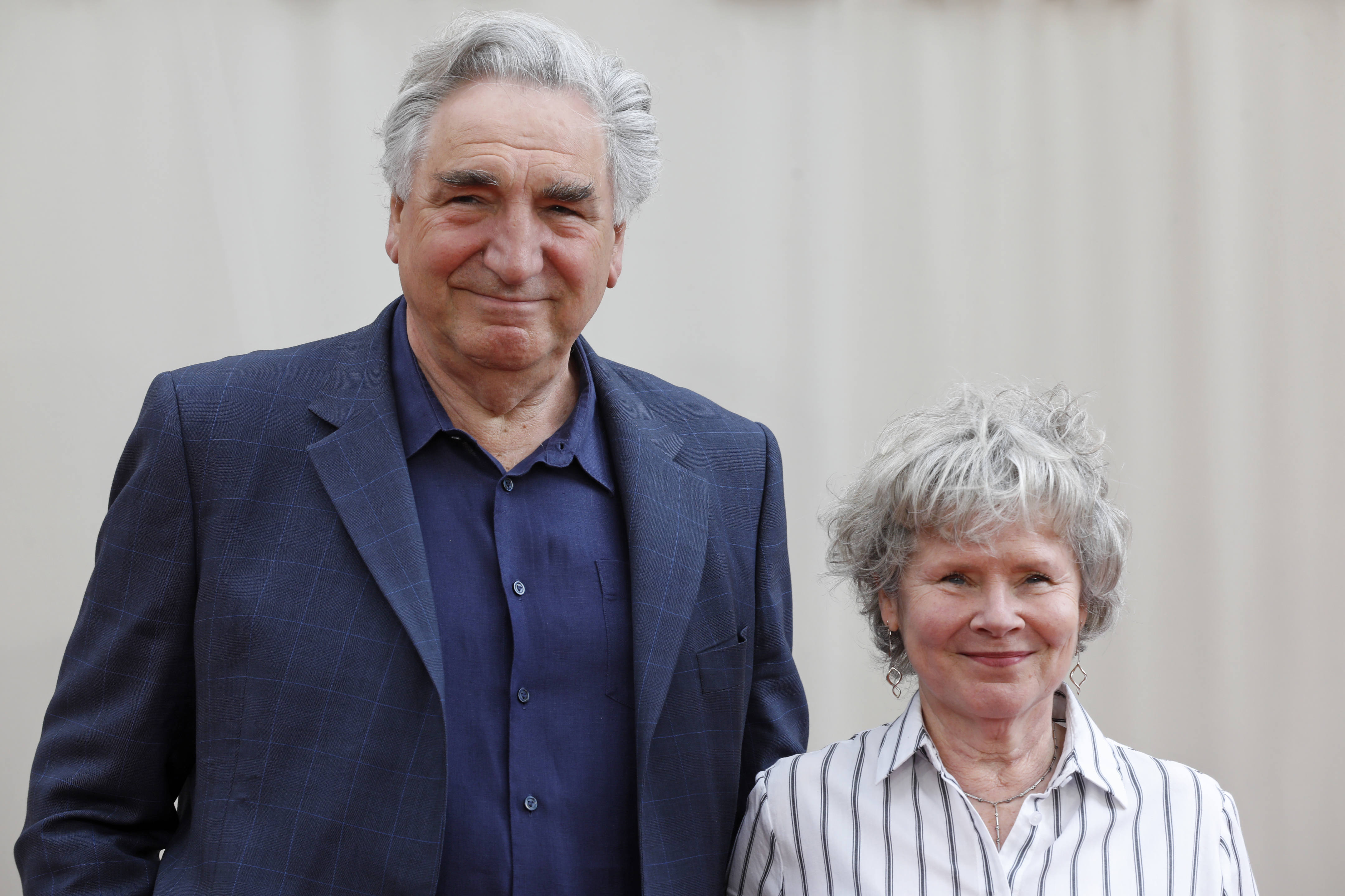 Jim Carter and Imelda Staunton at the "Downton Abbey: A New Era" world premiere hosted at Cineworld Leicester Square in London, England, on April 25, 2022. | Source: Getty Images
