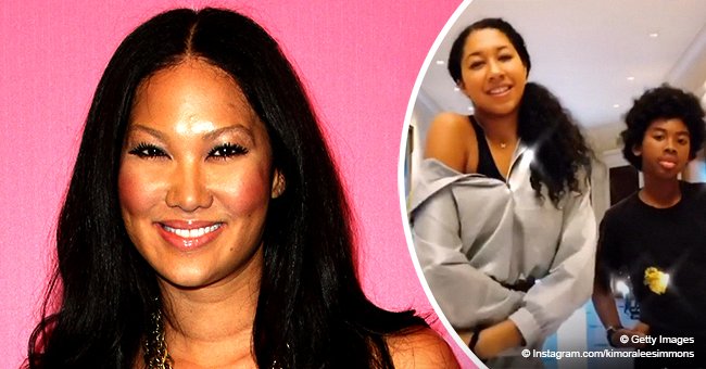 Kimora Lee Simmons Daughter Aoki And Son Kenzo Show Strong Bond As They