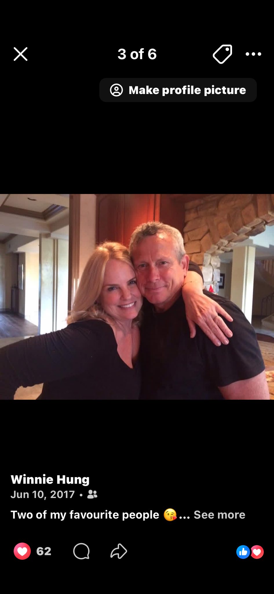 Jennifer Runyon and Willie Aames, from a post dated March 8, 2026 | Source: Facebook/willie.aames