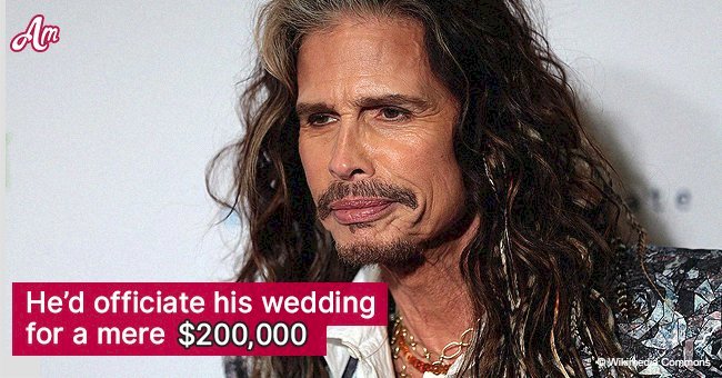 Steven Tyler is an ordained minister now and he will marry someone for $200,000