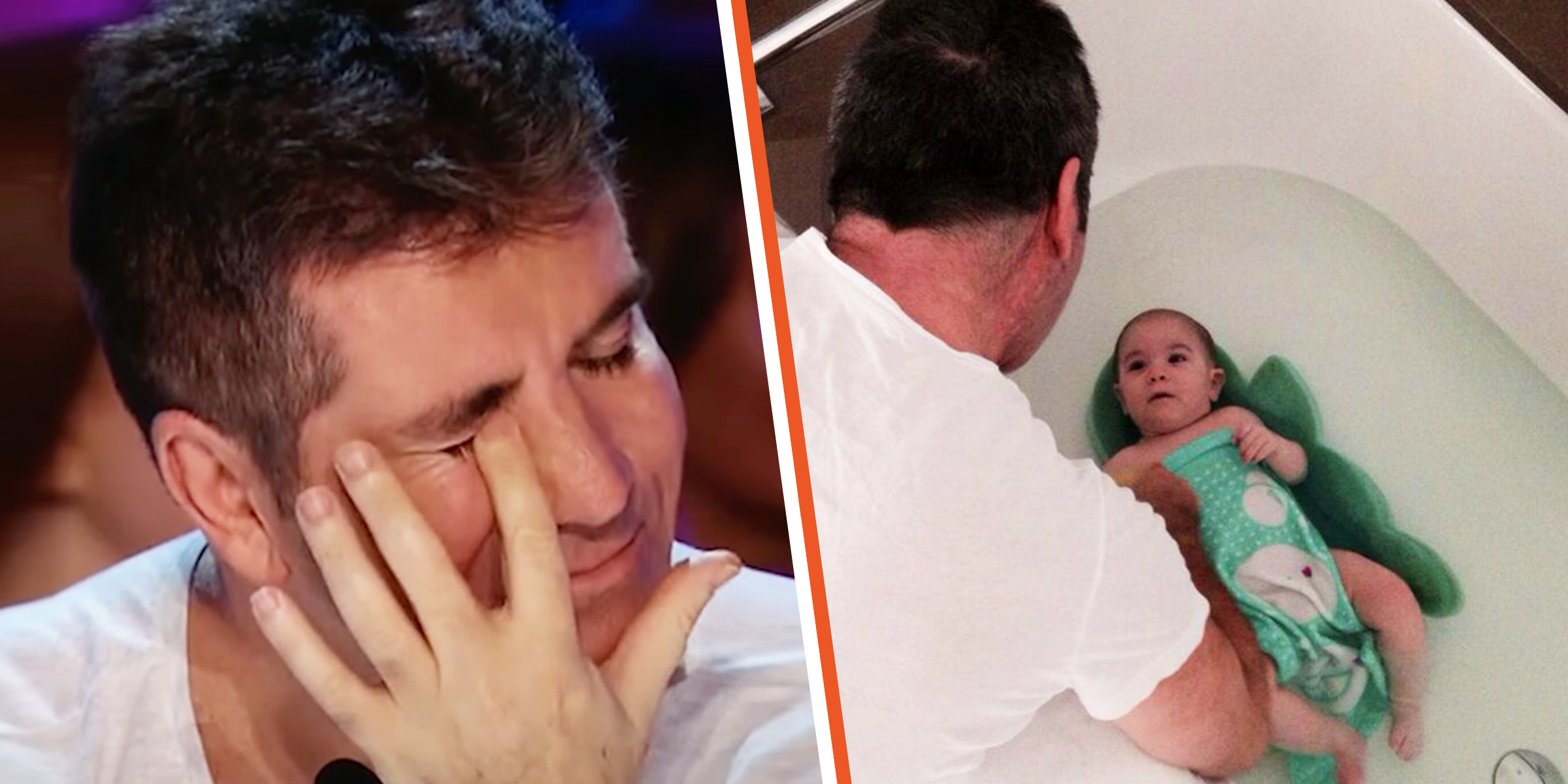 Simon Cowell and his son Eric | Simon Cowell and Eric | Source: Twitter/ Simon Cowell | YouTube/ The X Factor UK