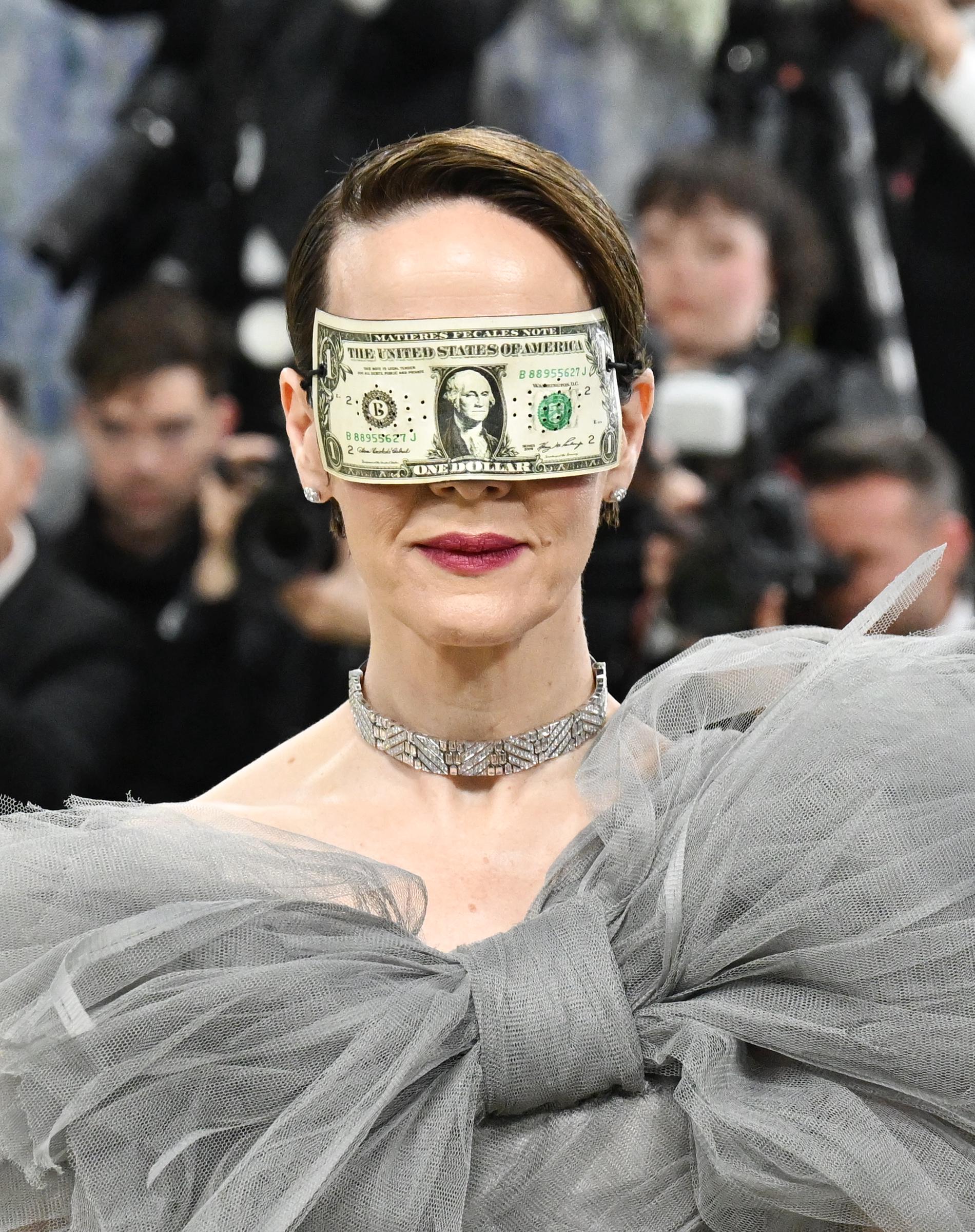 Sarah Paulson at The Met Gala Celebrating "Costume Art" held at The Metropolitan Museum of Art on May 4, 2026 in New York | Source: Getty Images