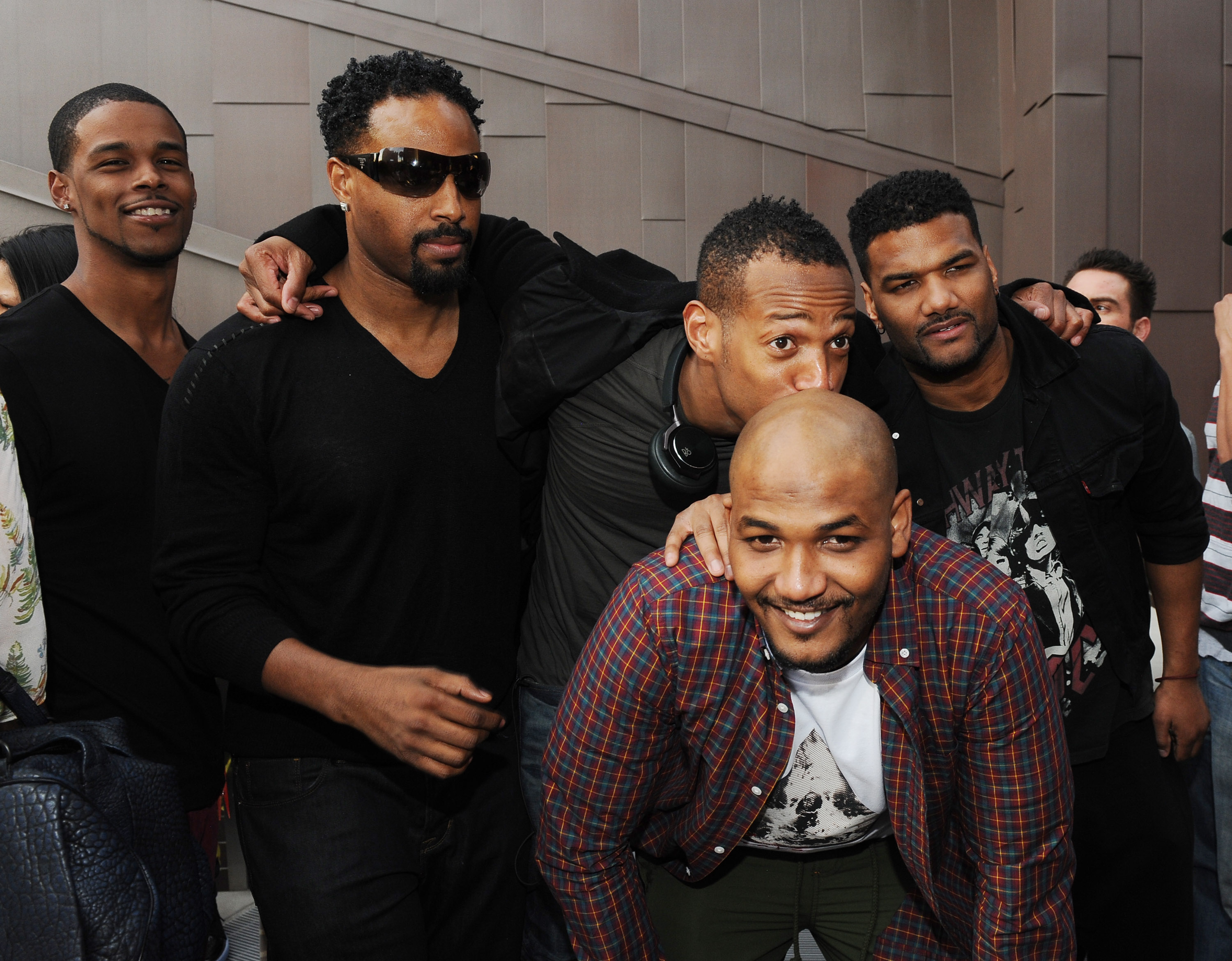 Shawn Wayans, Marlon Wayans, Damian Wayans and Mike Wayans attend Vanessa Simmons’ baby shower at Sugar Factory Hollywood, on January 18, 2014, in Los Angeles, California. | Source: Getty Images