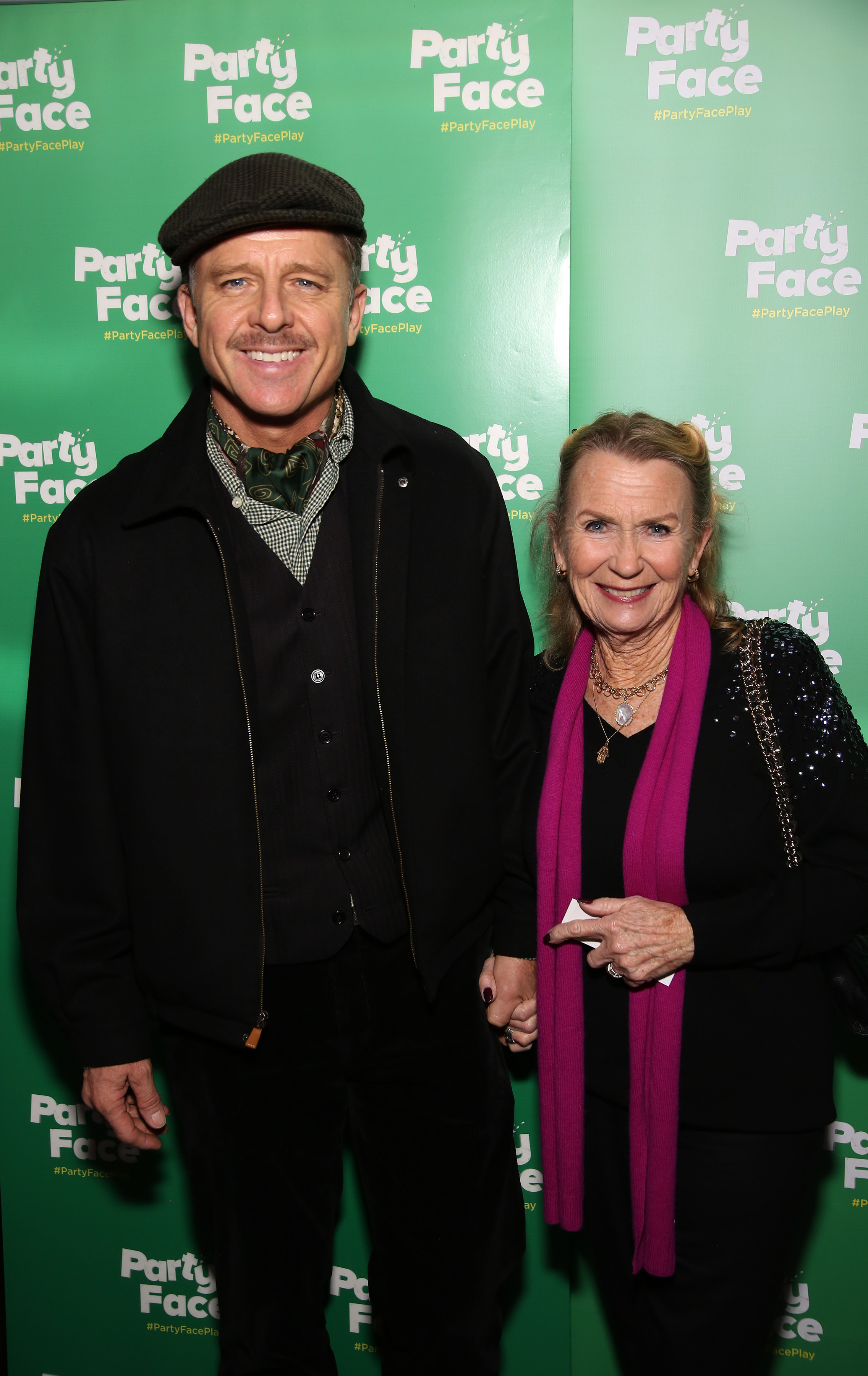 Maxwell Caufield and the actress attend the Opening Night of "Party Face" on January 22, 2018, in New York City. | Source: Getty Images
