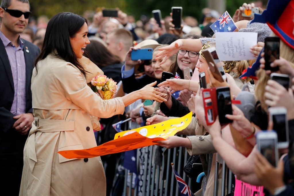 Meghan Markle greets fans during their royal trip to Melbourne last year | Image: GettyImages