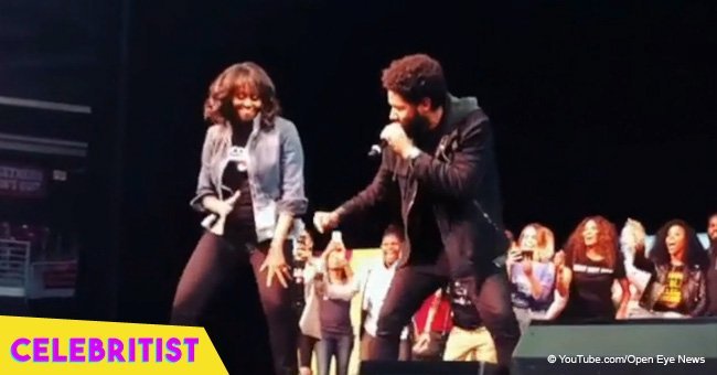 Michelle Obama flaunted curves while dancing in video alongside Jussie Smollett