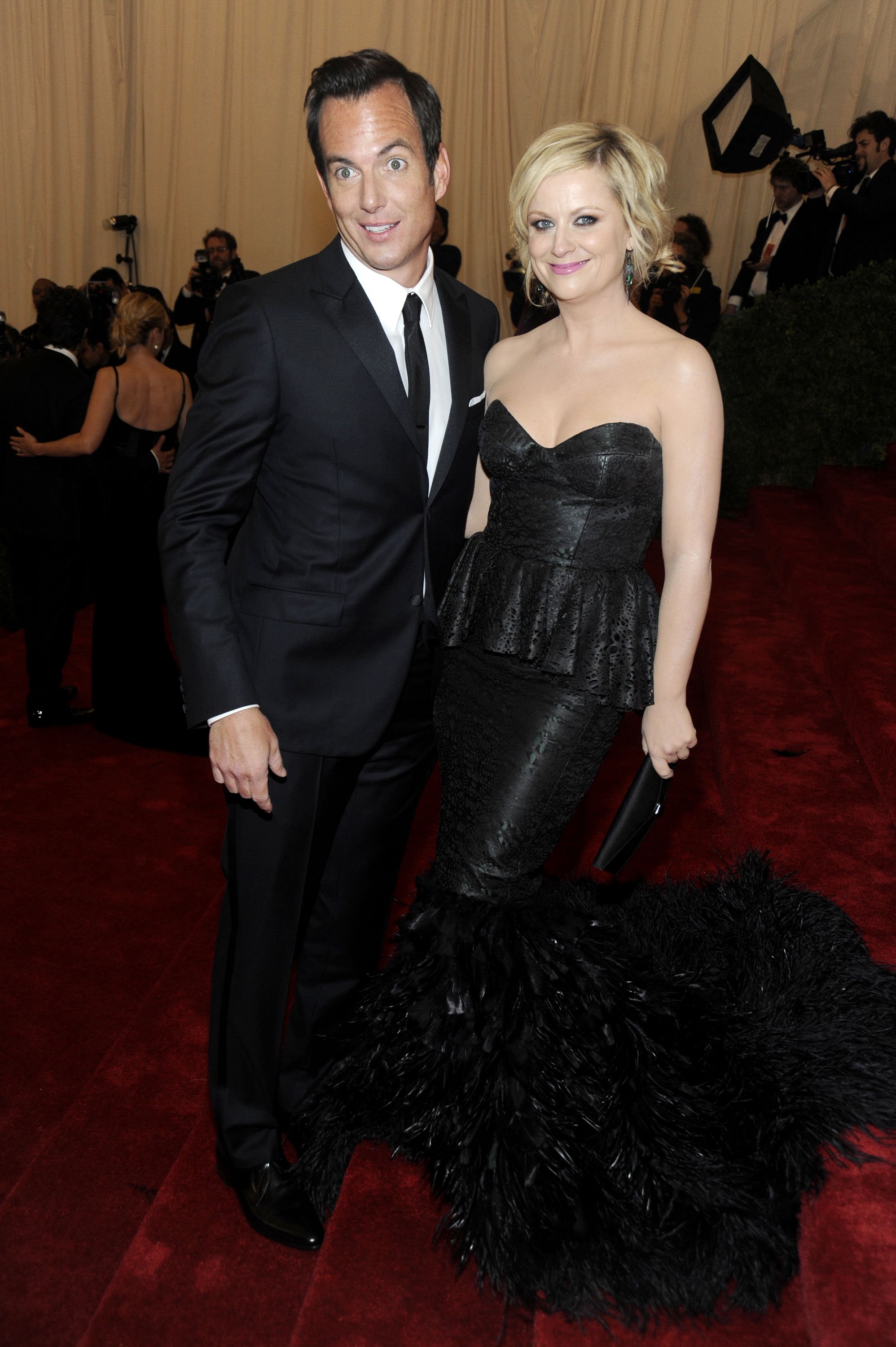 Will Arnett and Amy Poehler attend the "Schiaparelli And Prada: Impossible Conversations" Costume Institute Gala at the Metropolitan Museum of Art on May 7, 2012, in New York City. | Source: Getty Images