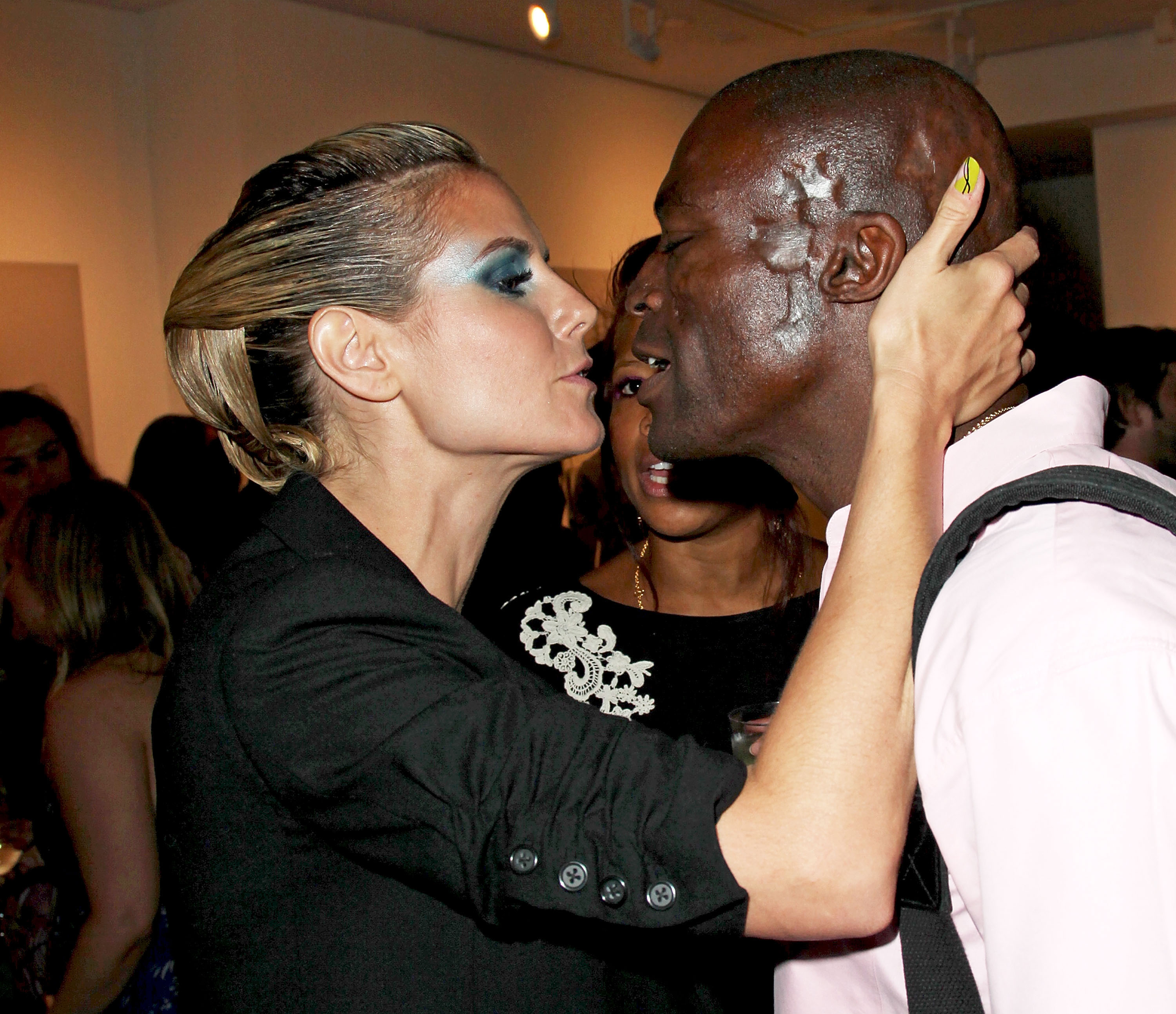 Heidi Klum and Seal attend "Rankin's Rubbish" photographic exhibition opening night reception in Los Angeles, California, on May 3, 2011. | Source: Getty Images