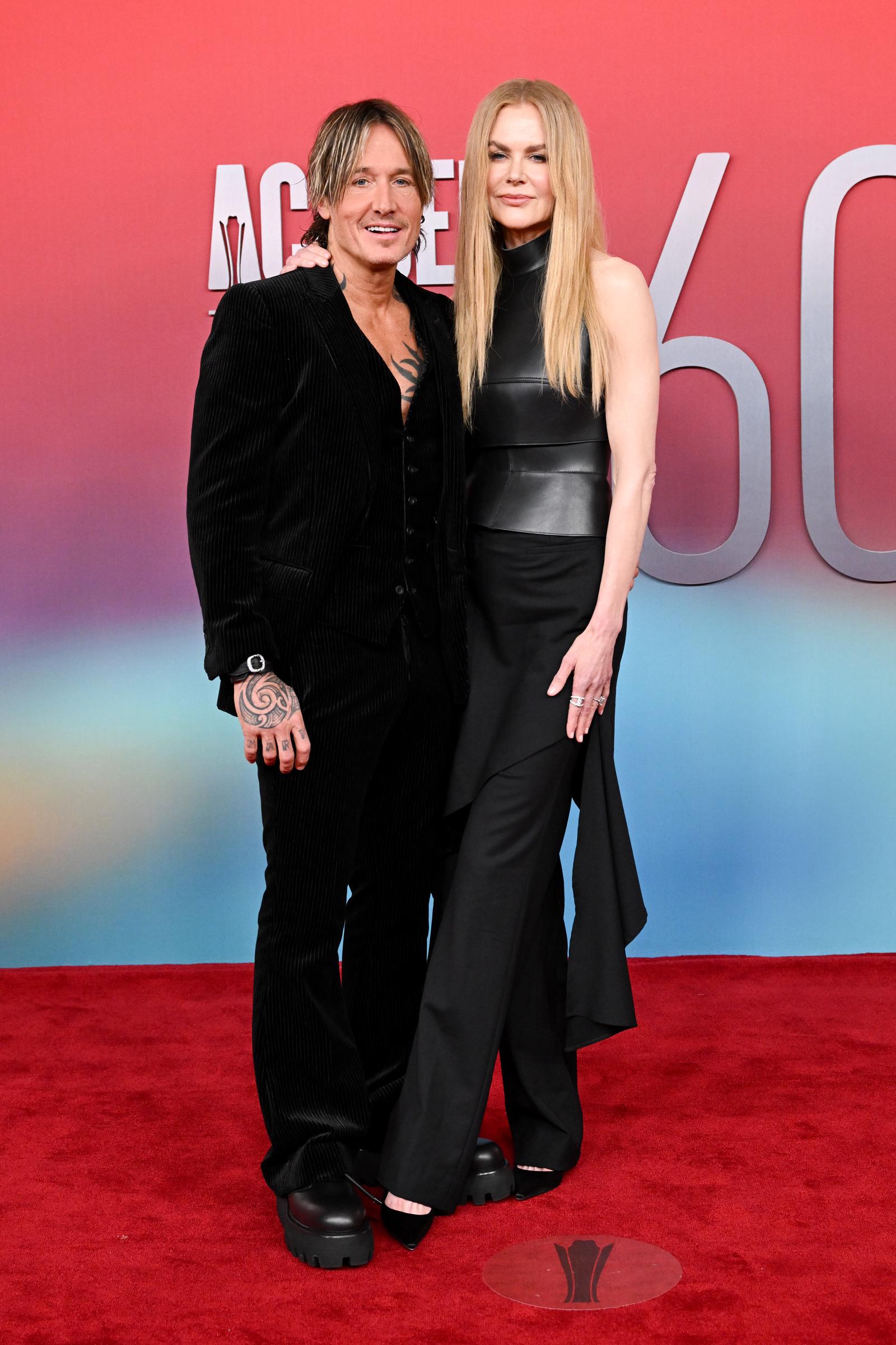 Keith Urban and Nicole Kidman attend the Academy of Country Music Awards at Omni Frisco Hotel at The Star on May 8, 2025, in Frisco, Texas | Source: Getty Images