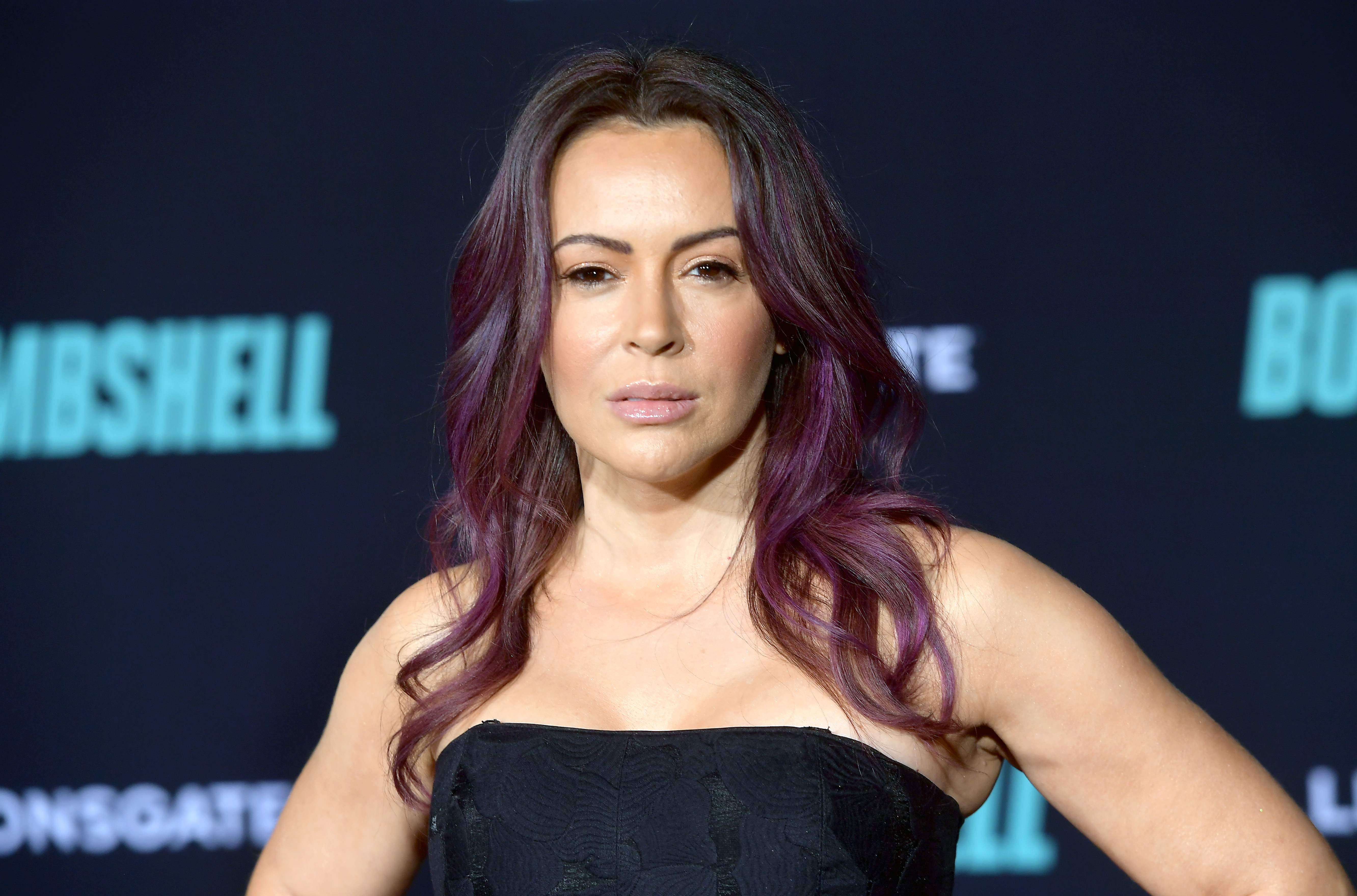 Alyssa Milano attends a Special Screening of Liongates 