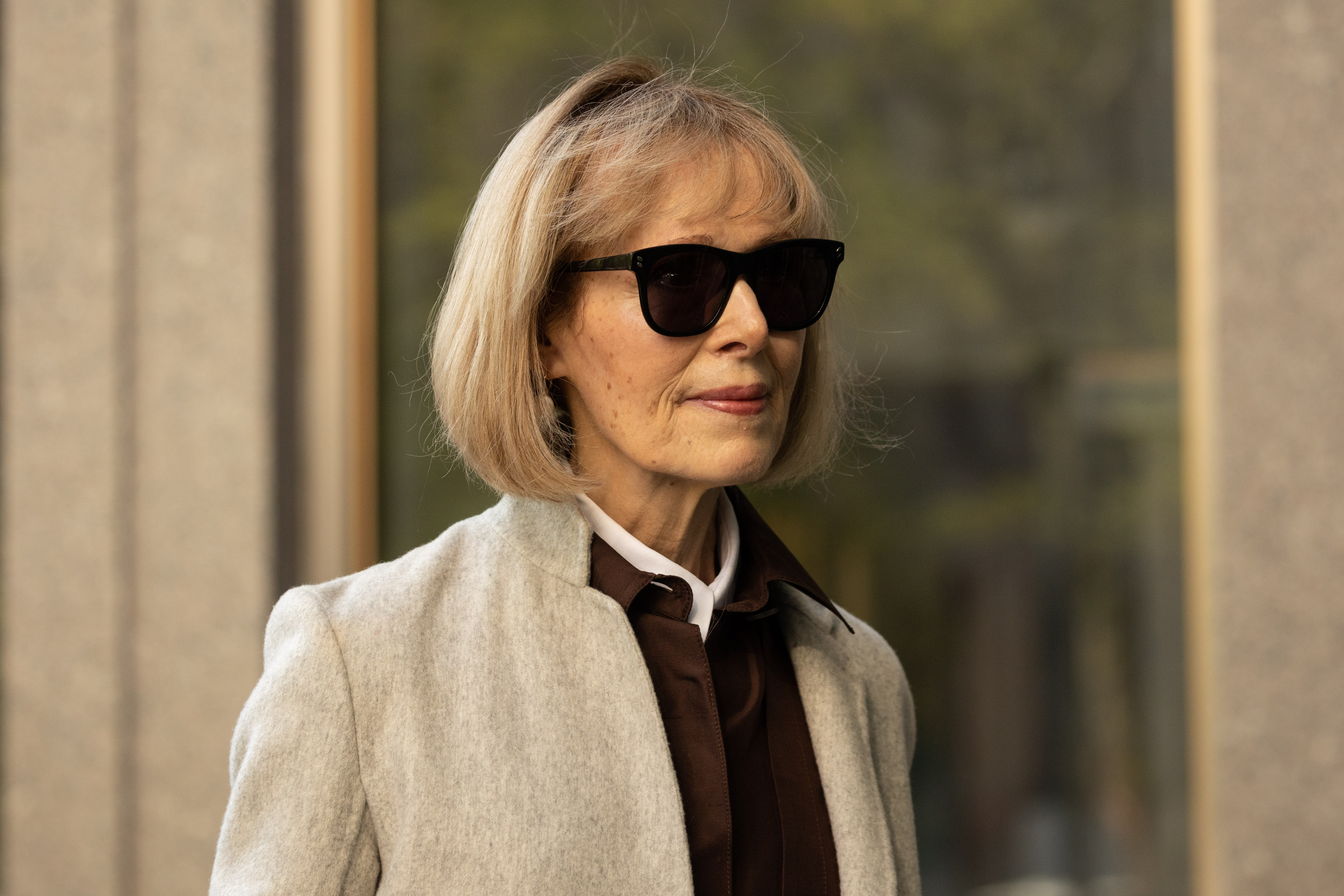 E. Jean Carroll arriving at a federal court in New York, on April 25, 2023 | Source: Getty Images