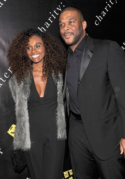 Model Gelila Bekele (L) and writer/director Tyler Perry attend the 6th Annual Charity: Ball to benefit charity:water at the 69th Regiment Armory on December 12, 2011 in New York City. | Photo: Getty Images