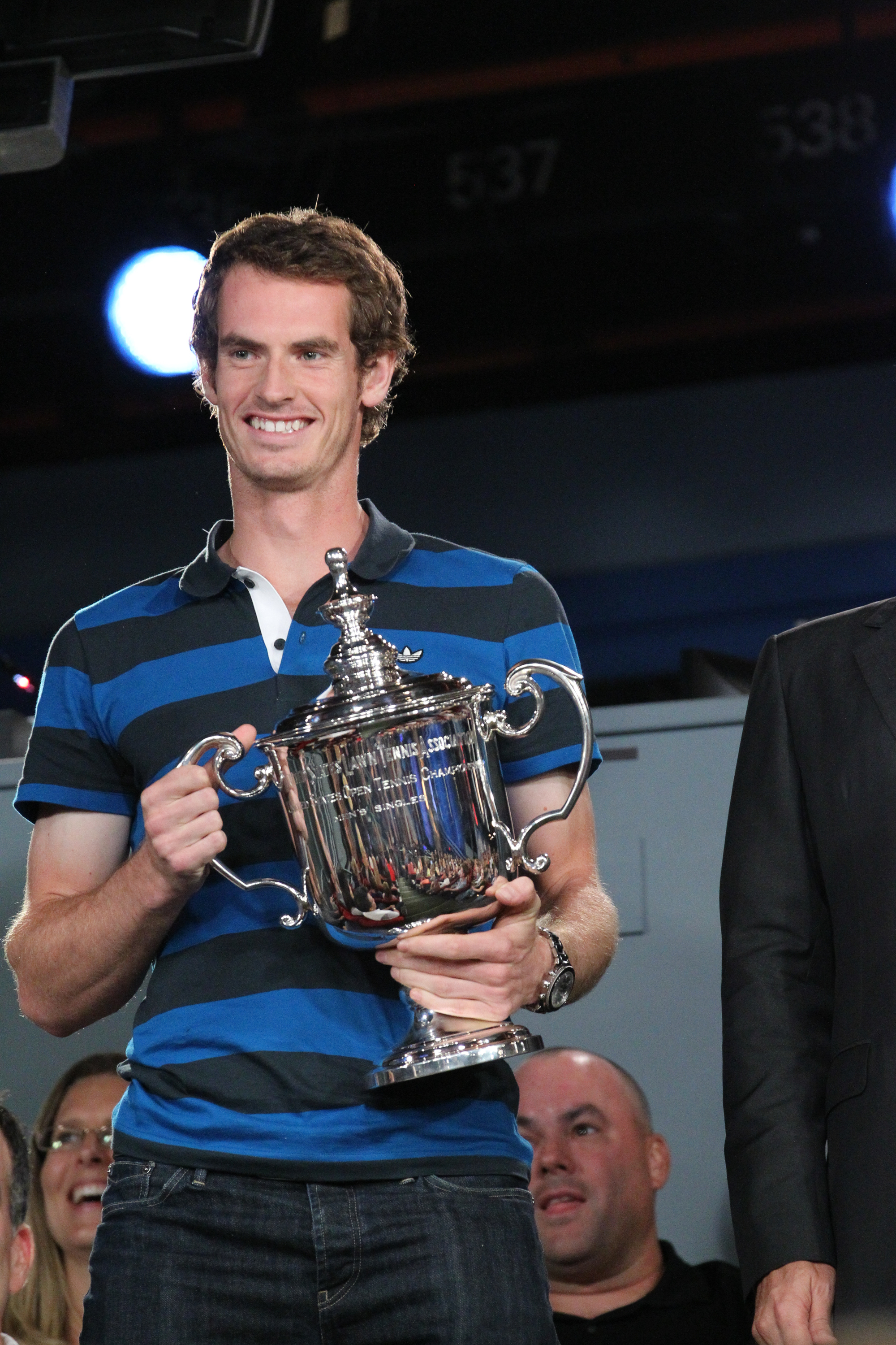 Andy Murray during a skit on September 11, 2012 | Source: Getty Images