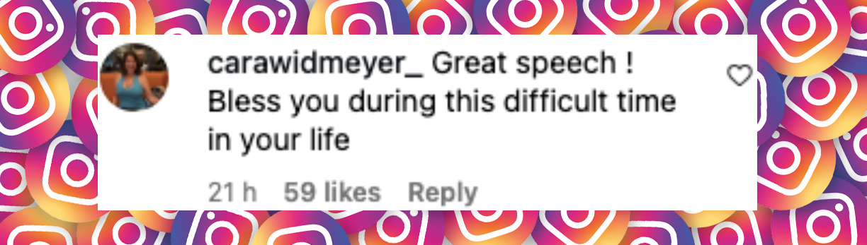 Fan comment about Nicole Kidman, posted on October 5, 2025. | Source: Instagram/people