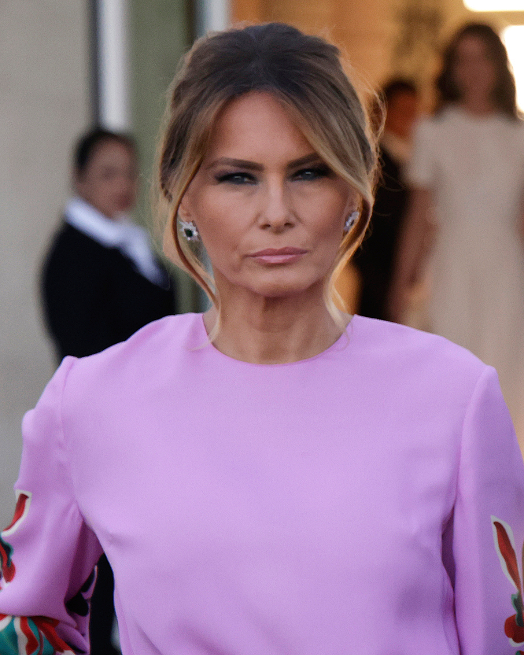As one of the most recent photos in the timeline, this image became a key reference point in the analysis. Comparing it with older photographs helped experts and AI models examine how Melania Trump's appearance may have changed over time. | Source: Getty Images