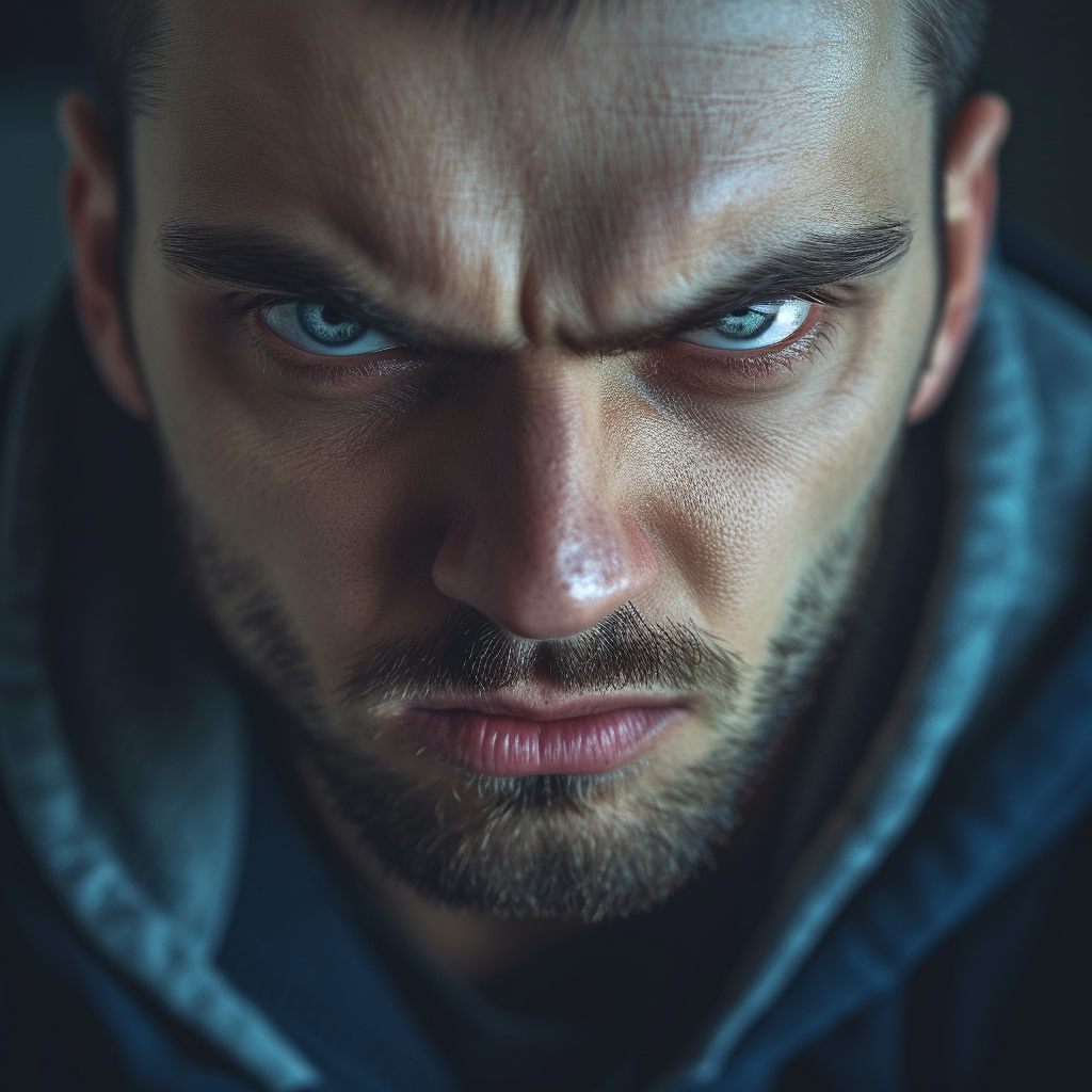 A close-up of an angry man | Source: Midjourney