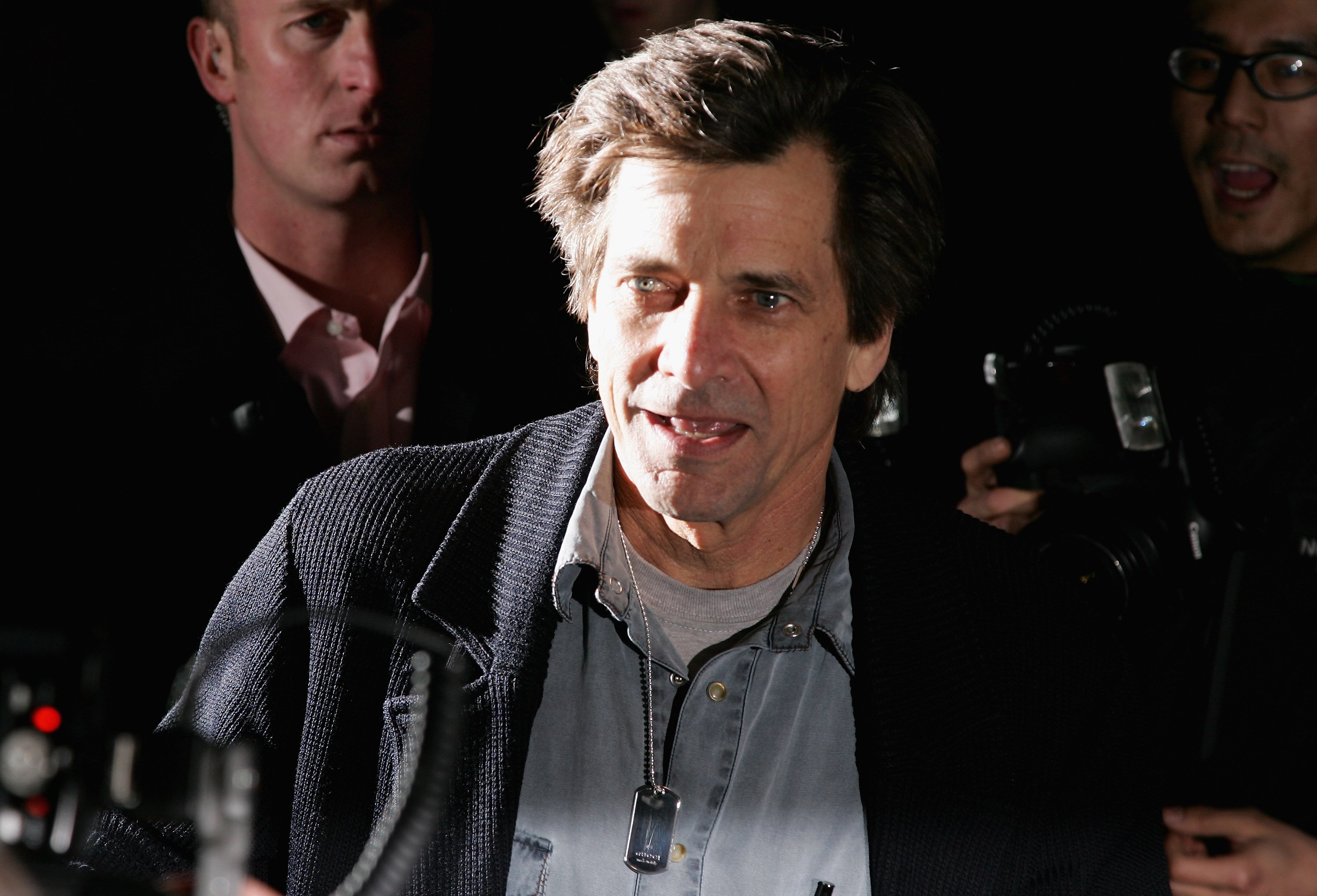 Dirk Benedict arrives at the Celebrity Big Brother Wrap Party at The Bloomsbury Ballroom | Source: Getty Images