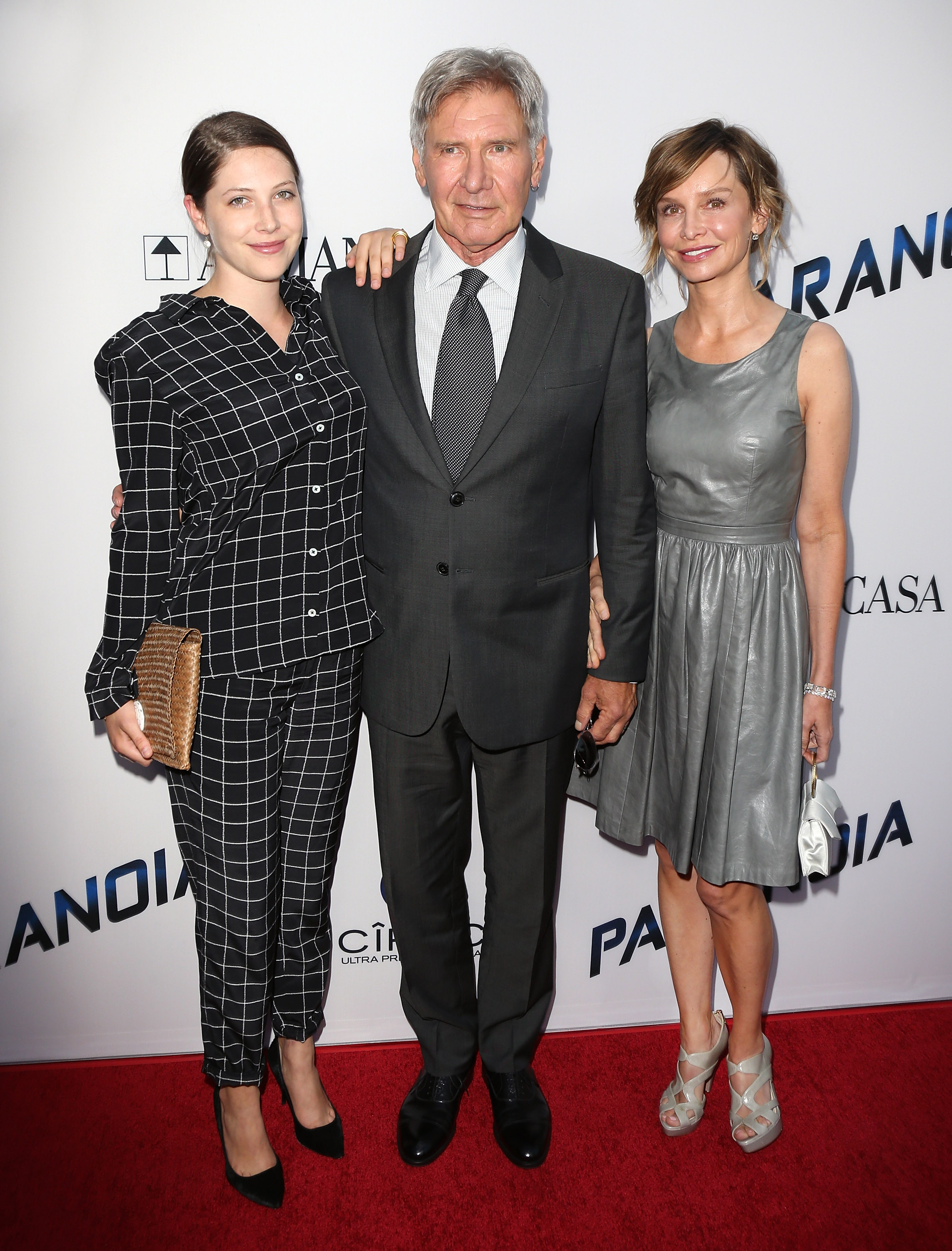 Georgia Ford, Harrison Ford and Calista Flockhart on August 8, 2013 in Los Angeles, California. | Source: Getty Images