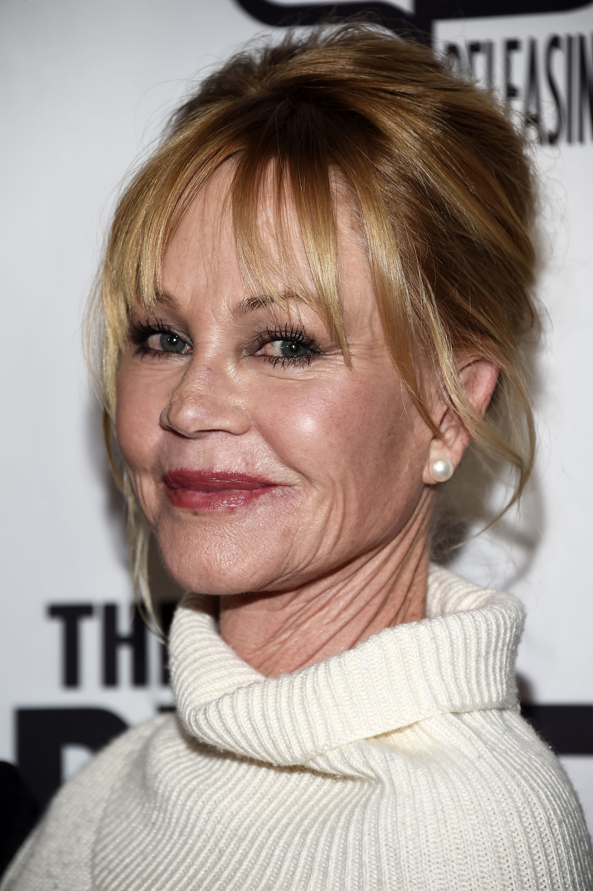 Melanie Griffith arrives at the premiere of Front Row Filmed Entertainment's "The Pirates of Somalia" in Hollywood, California, on December 6, 2017. | Source: Getty Images