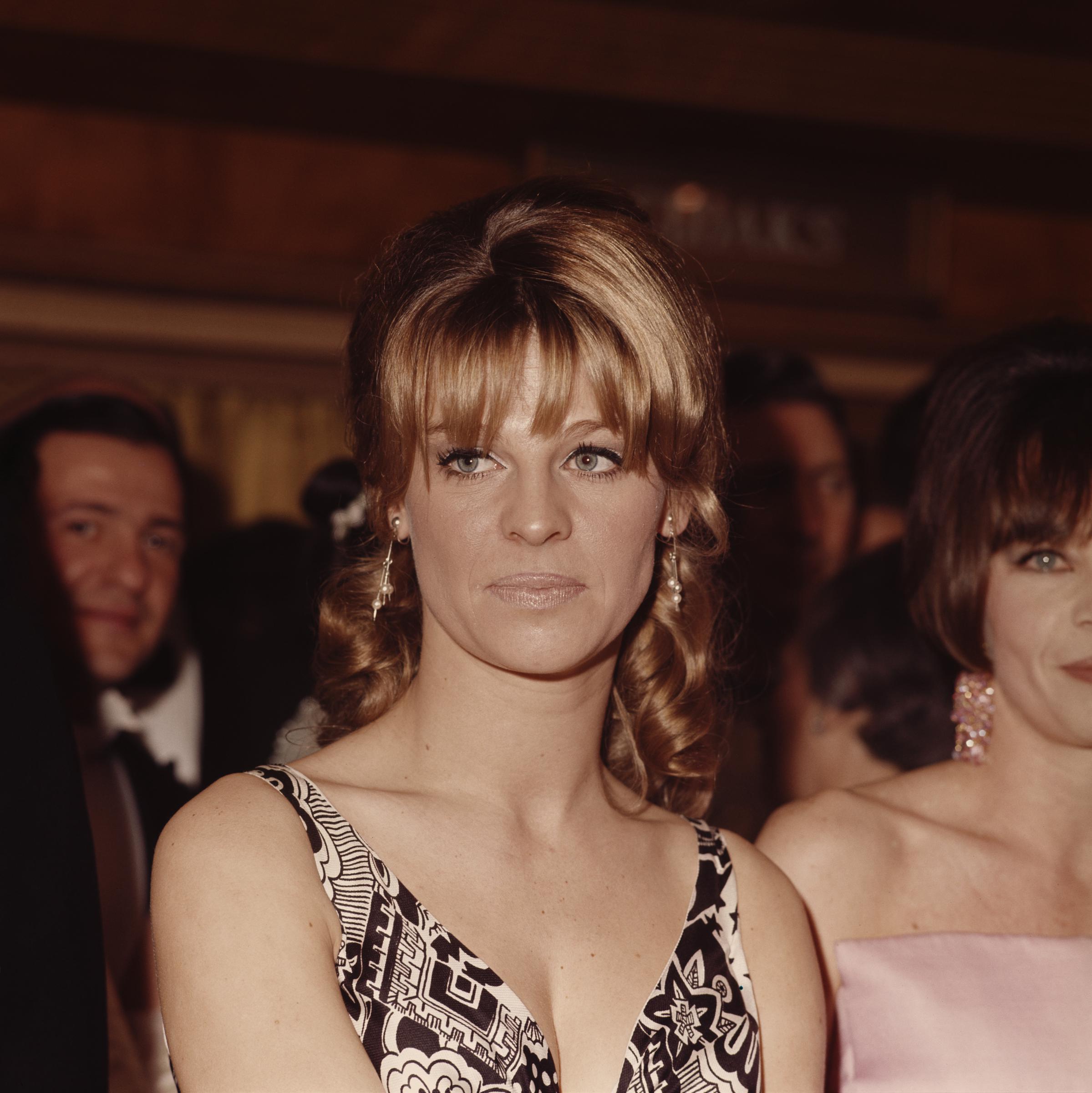 The actress at the Odeon Leicester Square on March 14, 1966 | Source: Getty Images