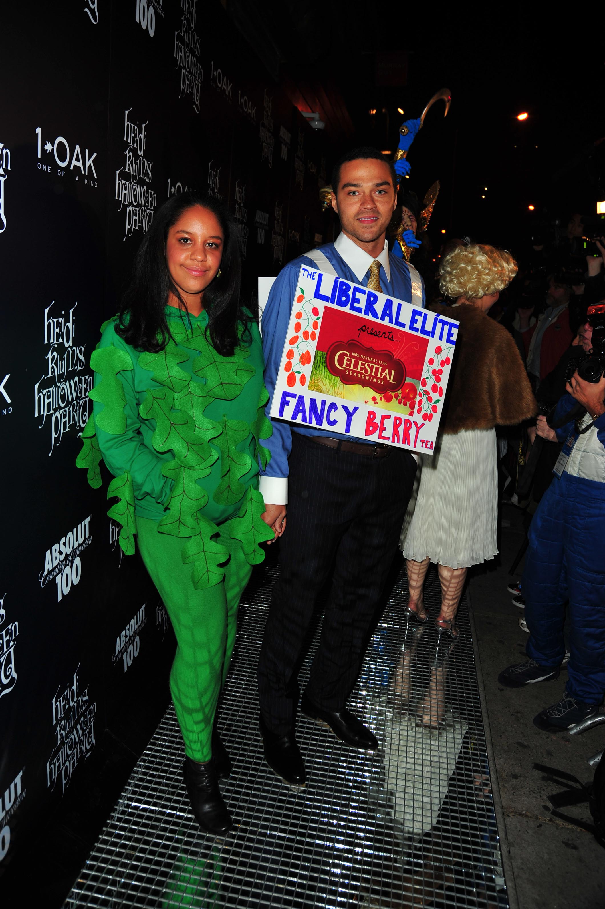 Aryn Drake-Lee and Jesse Williams attended Heidi Klum's Halloween party in New York on October 31, 2008 | Source: Getty Images 