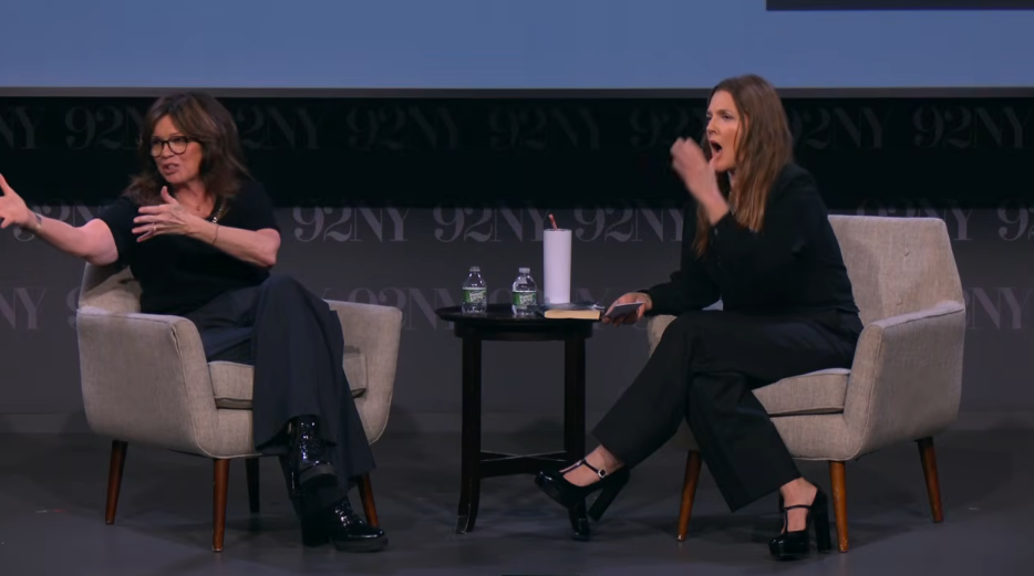Valerie Bertinelli talking about her new book with Drew Barrymore on March 24, 2026 | Source: YouTube/The 92nd Street Y, New York
