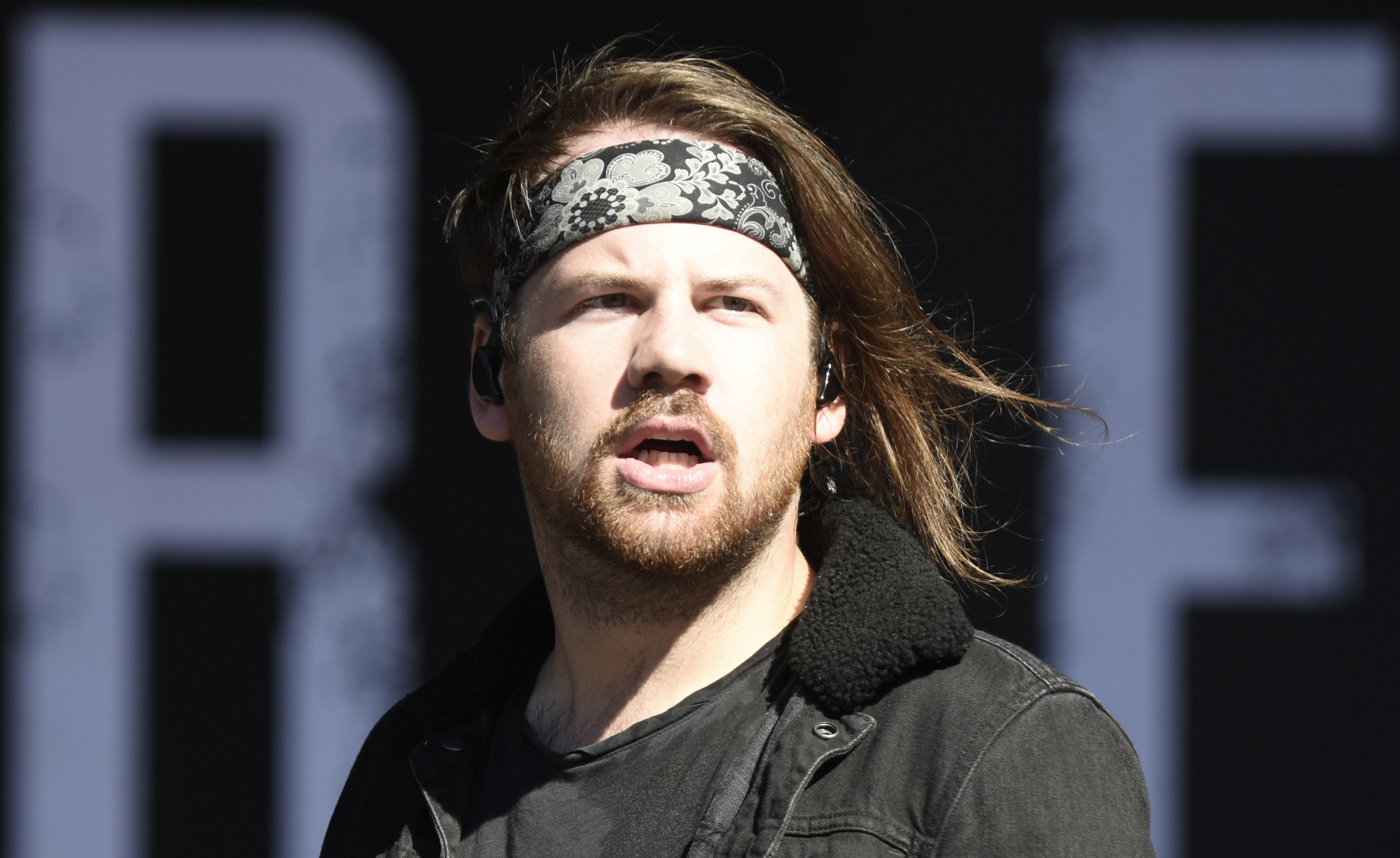 Caleb Shomo performs with Beartooth during the Monster Energy Aftershock Festival in Sacramento, California, on October 22, 2017 | Source: Getty Images
