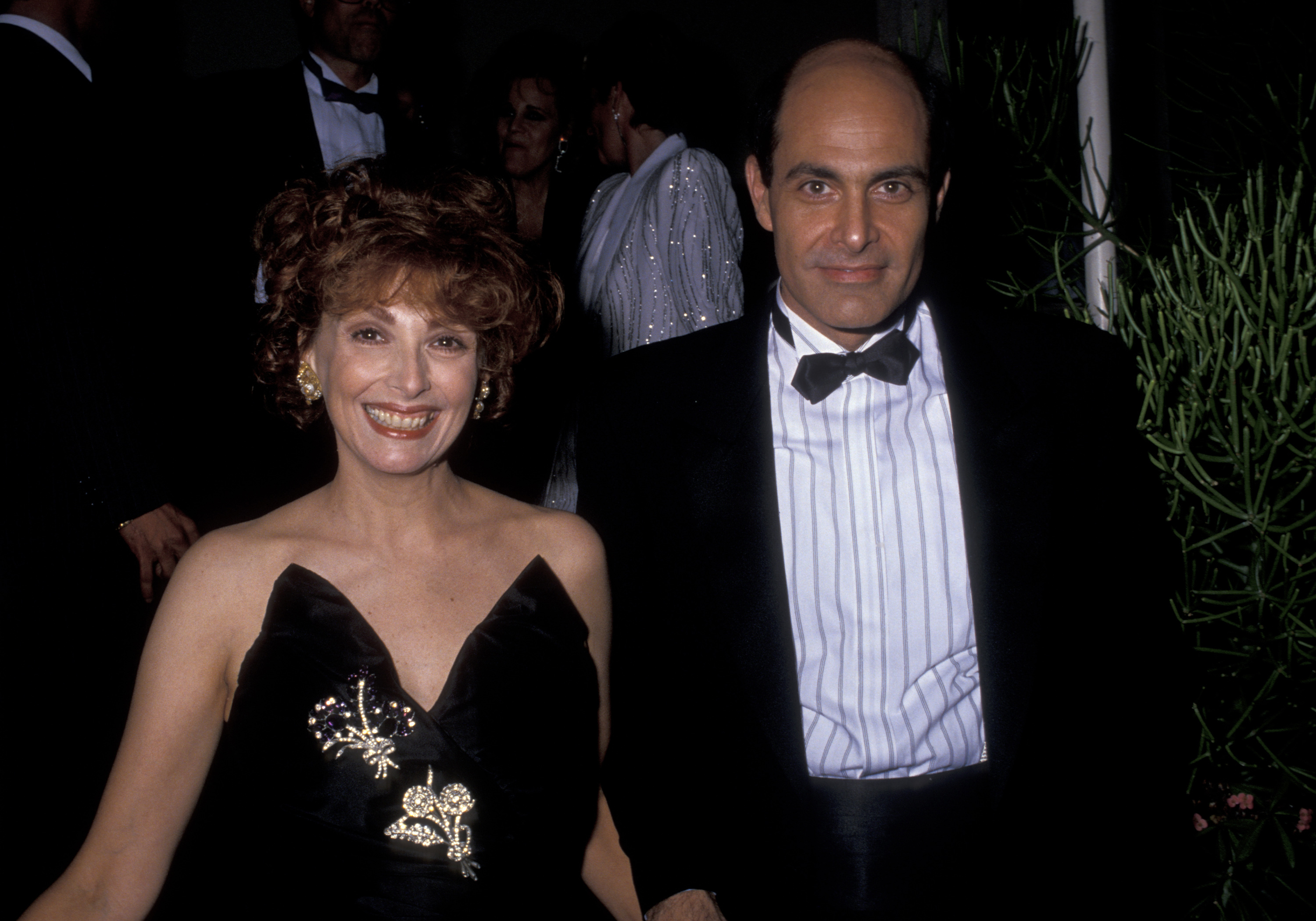 Alan Rachins and his wife, Joanna Frank, attend the 40th Annual Primetime Emmy Awards party in West Hollywood, California, on August 28, 1988 | Source: Getty Images