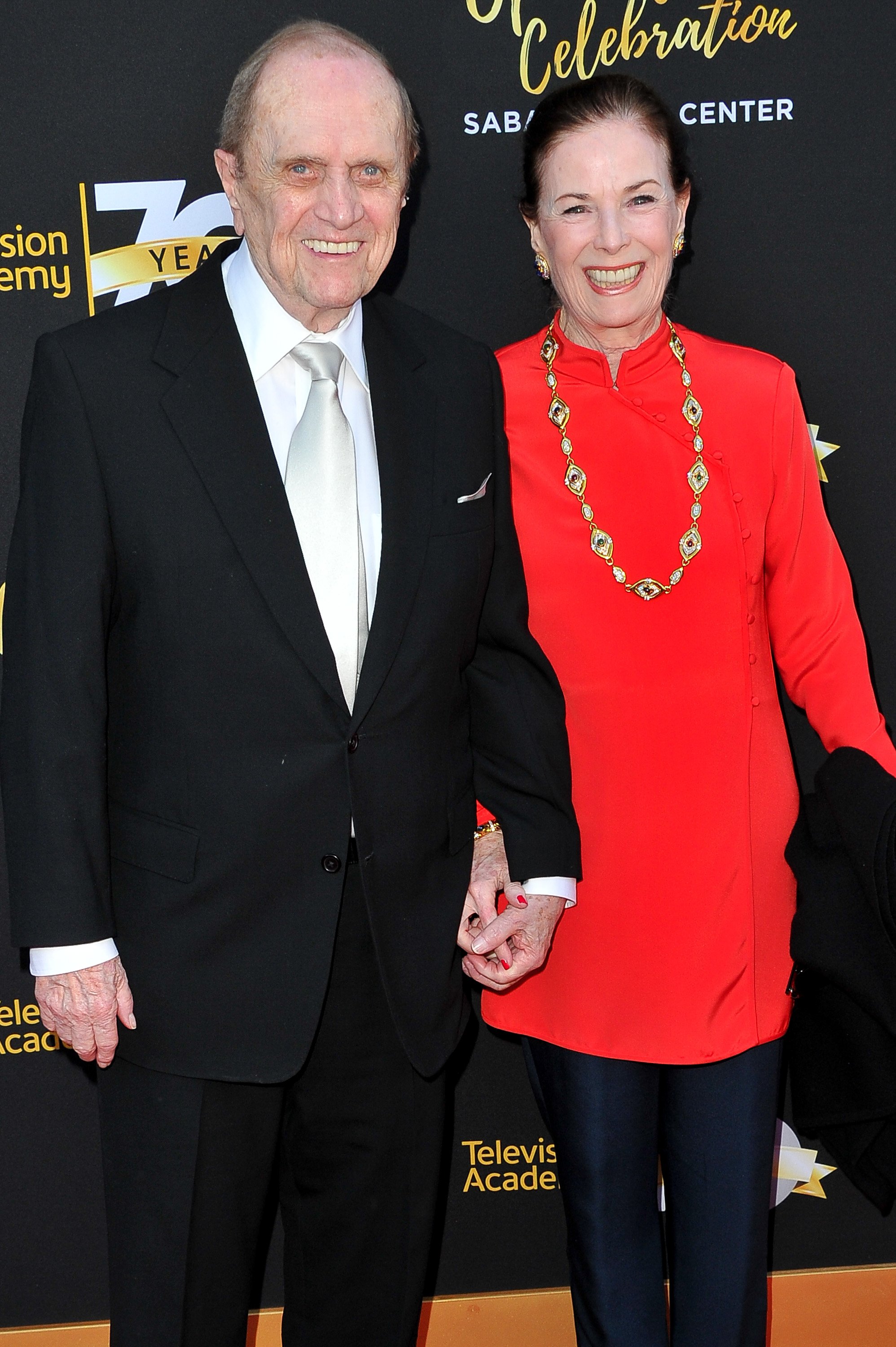 Bob and Ginny Newhart at\\u00a0the Television Academy's 70th Anniversary Gala on June 2, 2016, in Los Angeles, California | Source: Getty Images