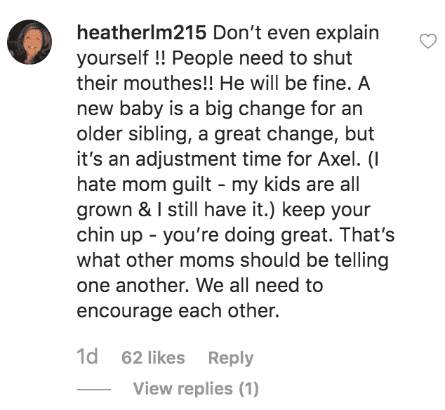 Fan show's Maddie Brown support after she feels mom shamed for her son's use of his pacifier | Source: instagram.com/madison_rose11