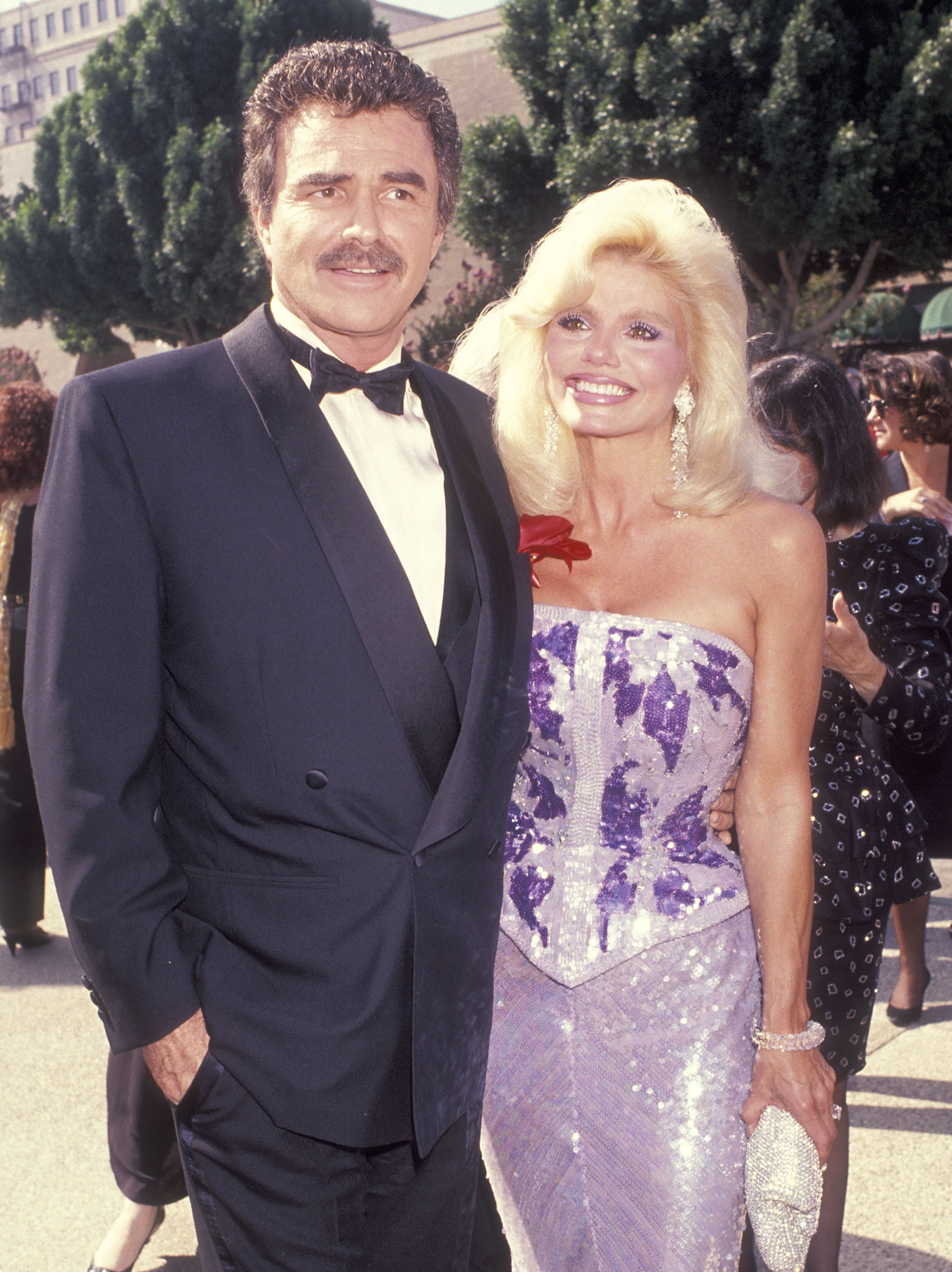 Burt Reynolds and Loni Anderson attend the 43rd Annual Primetime Emmy Awards on August 25, 1991, in Pasadena, California. | Source: Getty Images