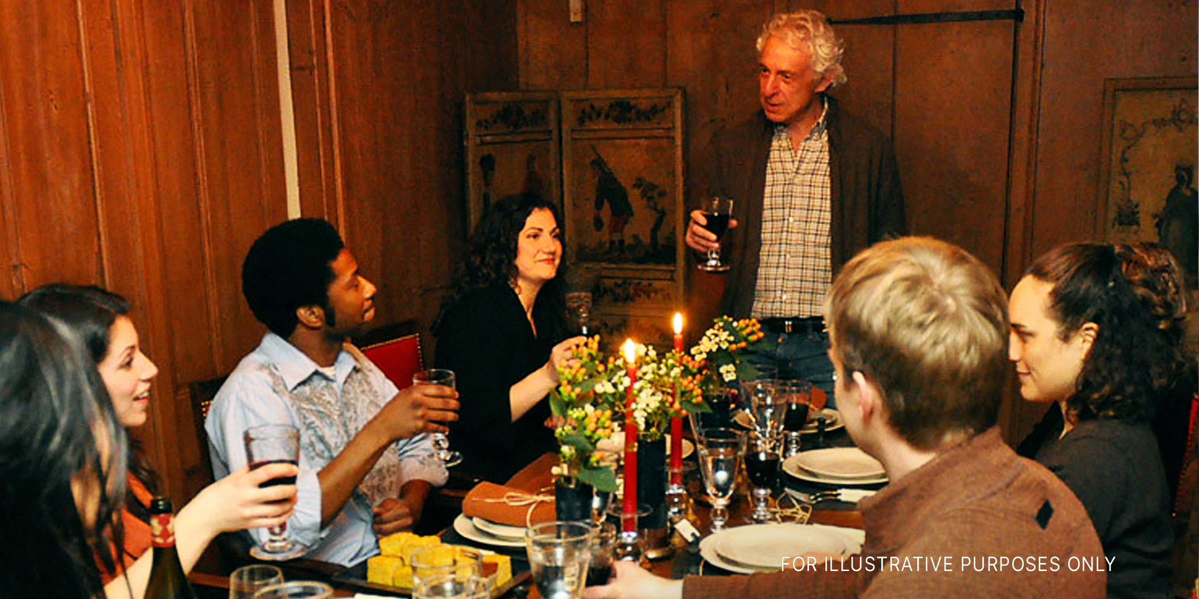 A family having dinner | Source: Shutterstock