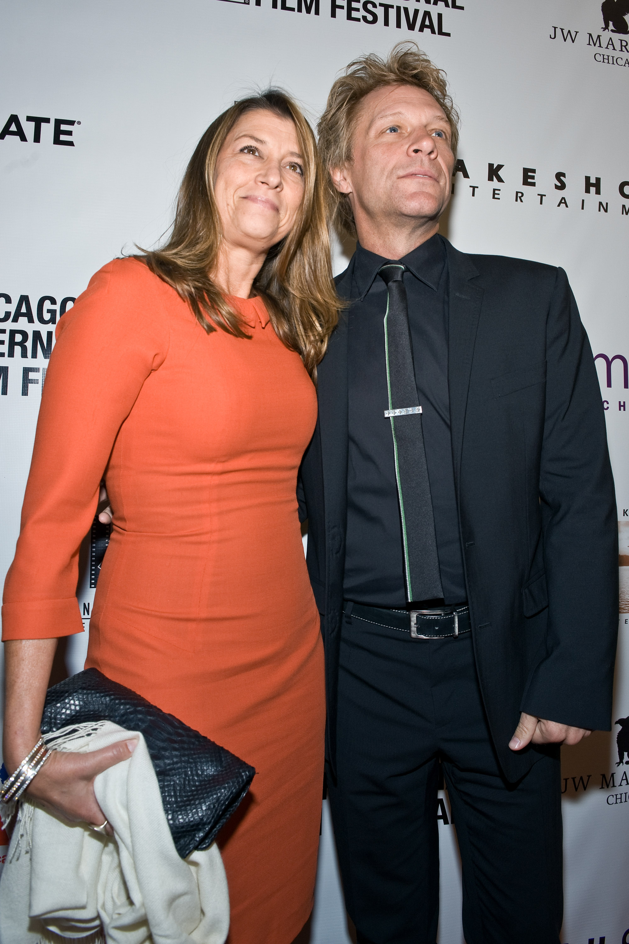 Jon Bongiovi and Dorothea Bongiovi during the "Stand Up Guys" premiere at the Harris Theater on October 11, 2012 in Chicago, Illinois. | Source: Getty Images