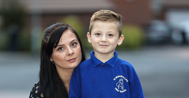 Katrina Summers and her son, Alfie, smiling beside each other. | Source: twitter.com/DailyMirror