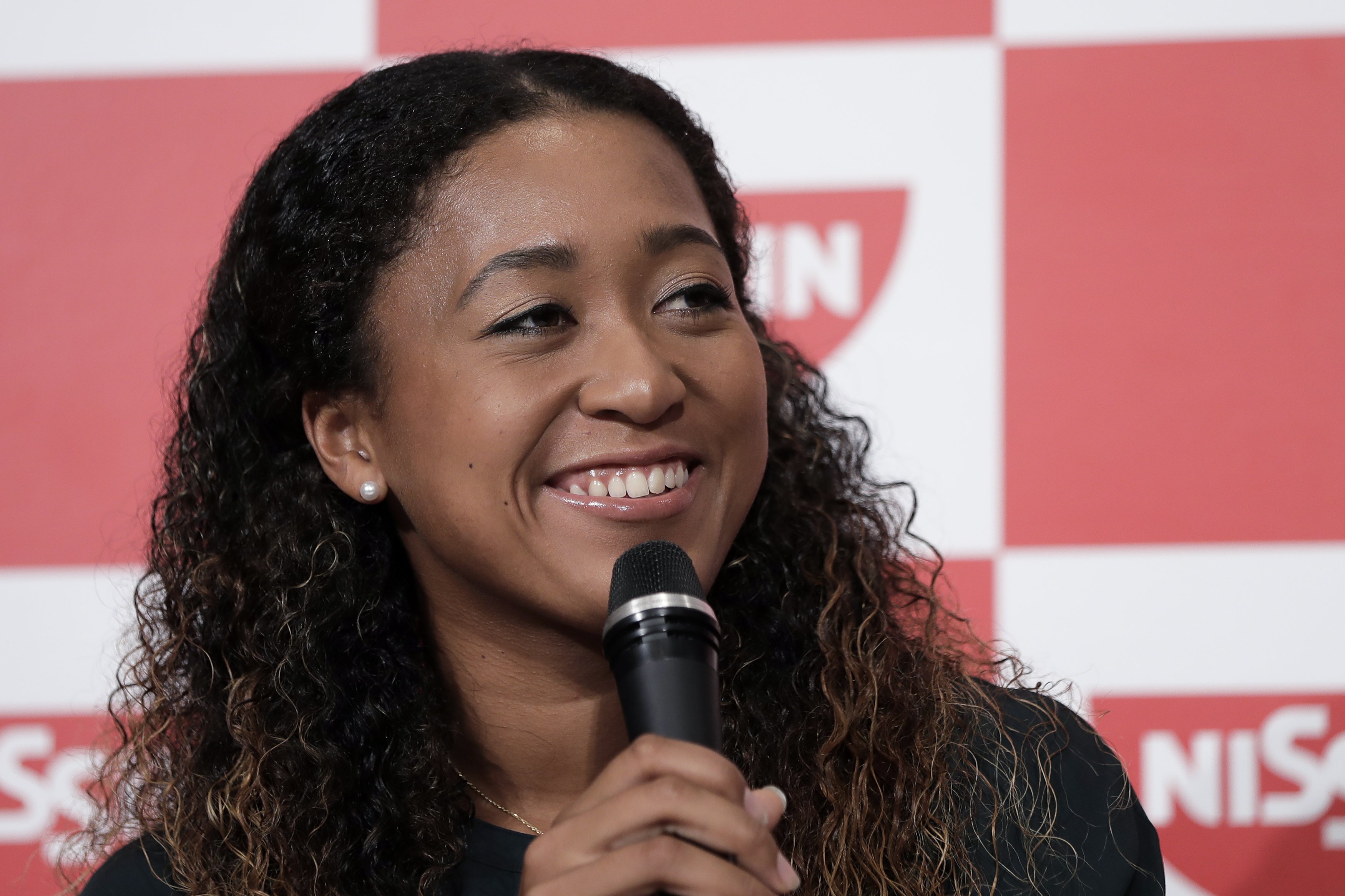 Naomi Osaka during a press conference in Japan in 2018. | Photo: Getty Images