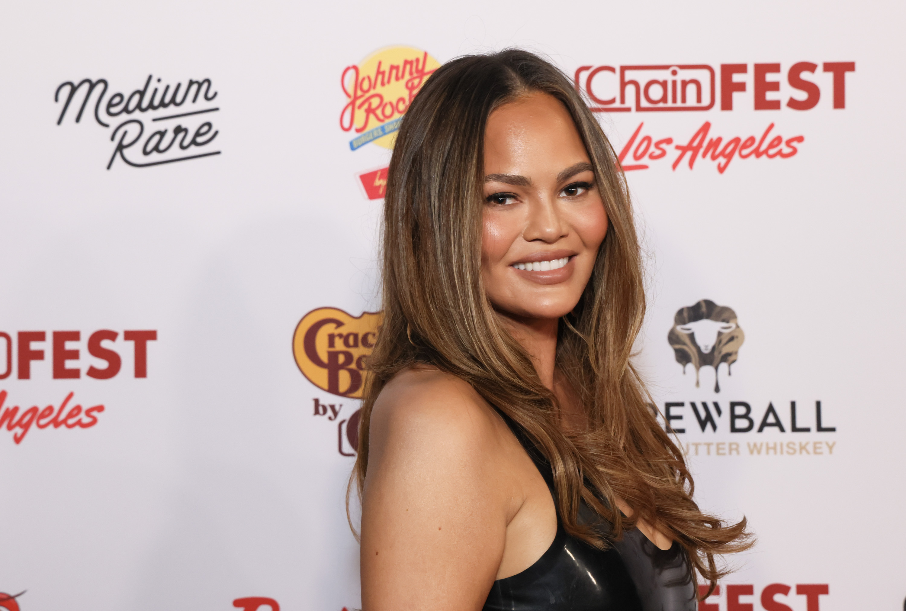 Chrissy Teigen attends 2024 ChainFEST Los Angeles VIP Night at Skylight Row in California on October 5. | Source: Getty Images