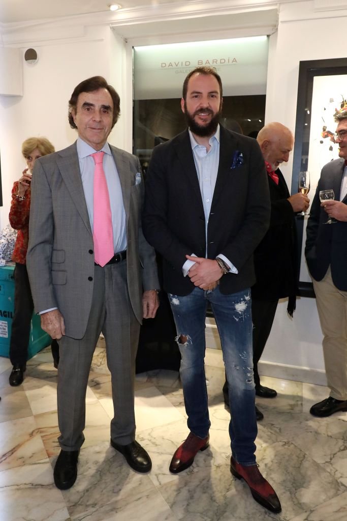 Borja Thyssen y Manolo Segura en febrero de 2019. | Foto: Getty Images