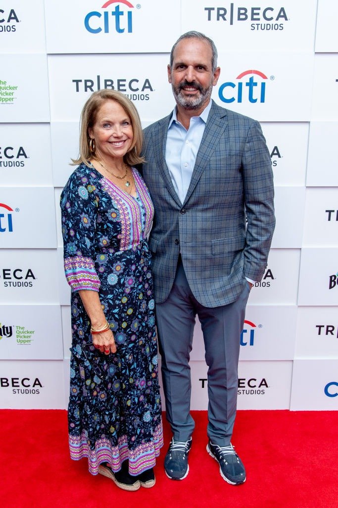 Katie Couric and John Molner at the "Turning Tables: Cooking, Serving, and Surviving In A Global Pandemic" premiere during the 2021 Tribeca Festival at Brookfield Place on June 18, 2021. | Photo: Getty Images