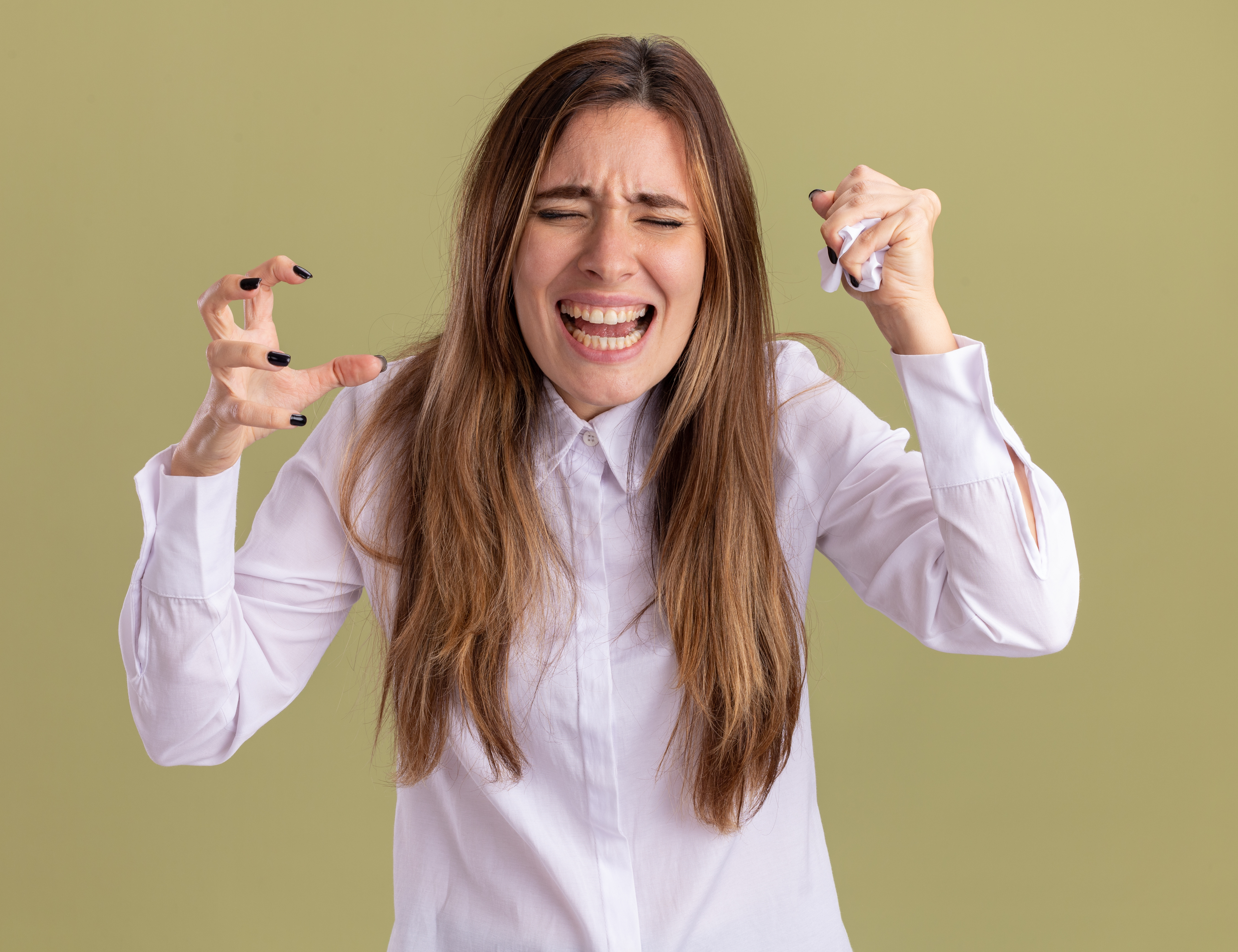 An angry woman yelling | Source: Freepik