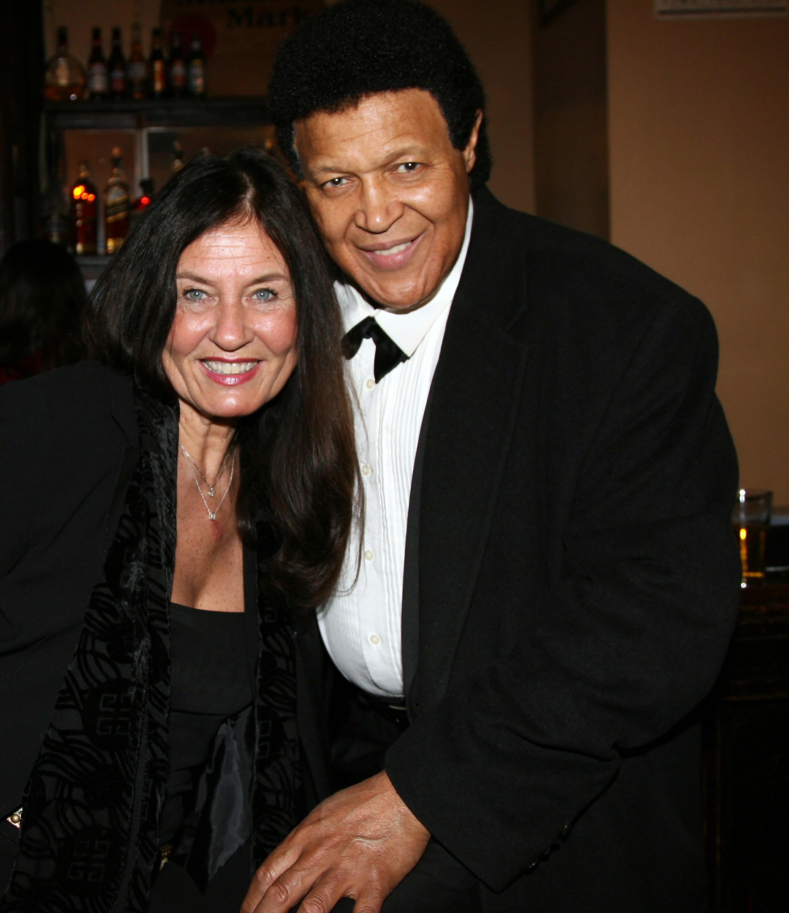 Chubby Checker with his wife, Catharina Lodders at The Cutting Room on March 6, 2008, in New York City. | Source: Getty Images
