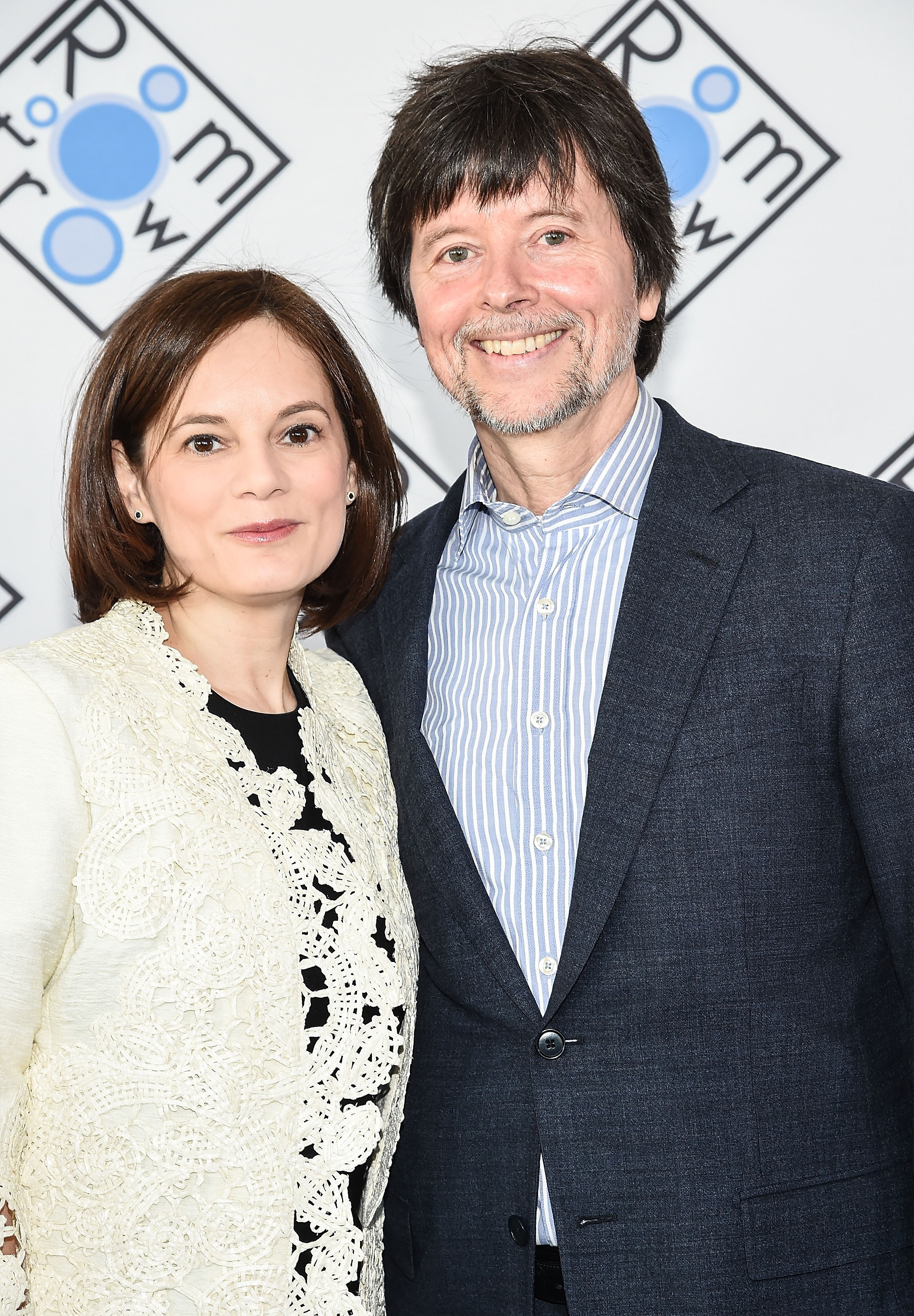 Julie Deborah Brown and Ken Burns during the Room To Grow Spring Benefit at Tribeca Three Sixty on April 14, 2016, in New York City. | Source: Getty Images