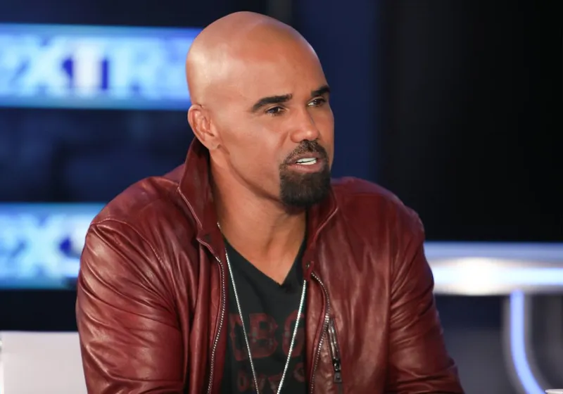Shemar Moore visiting "Extra" in Burbank, California, in October 2019 | Photo: Getty Images