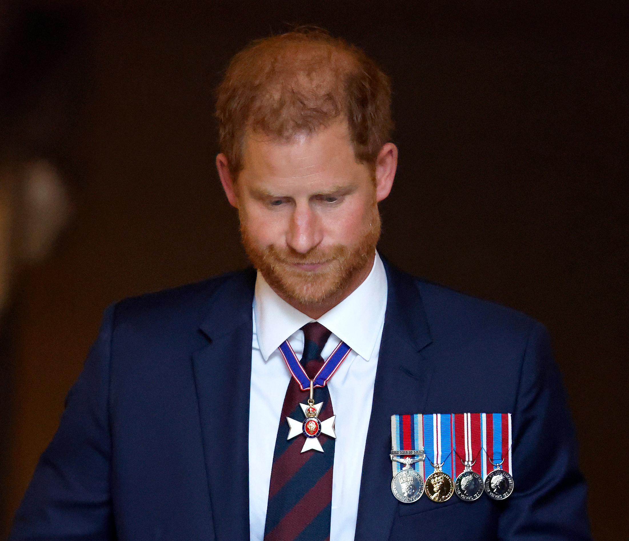 Prince Harry at the Invictus Games Foundation 10th Anniversary Service at St Paul's Cathedral in London, England on May 8, 2024 | Source: Getty Images