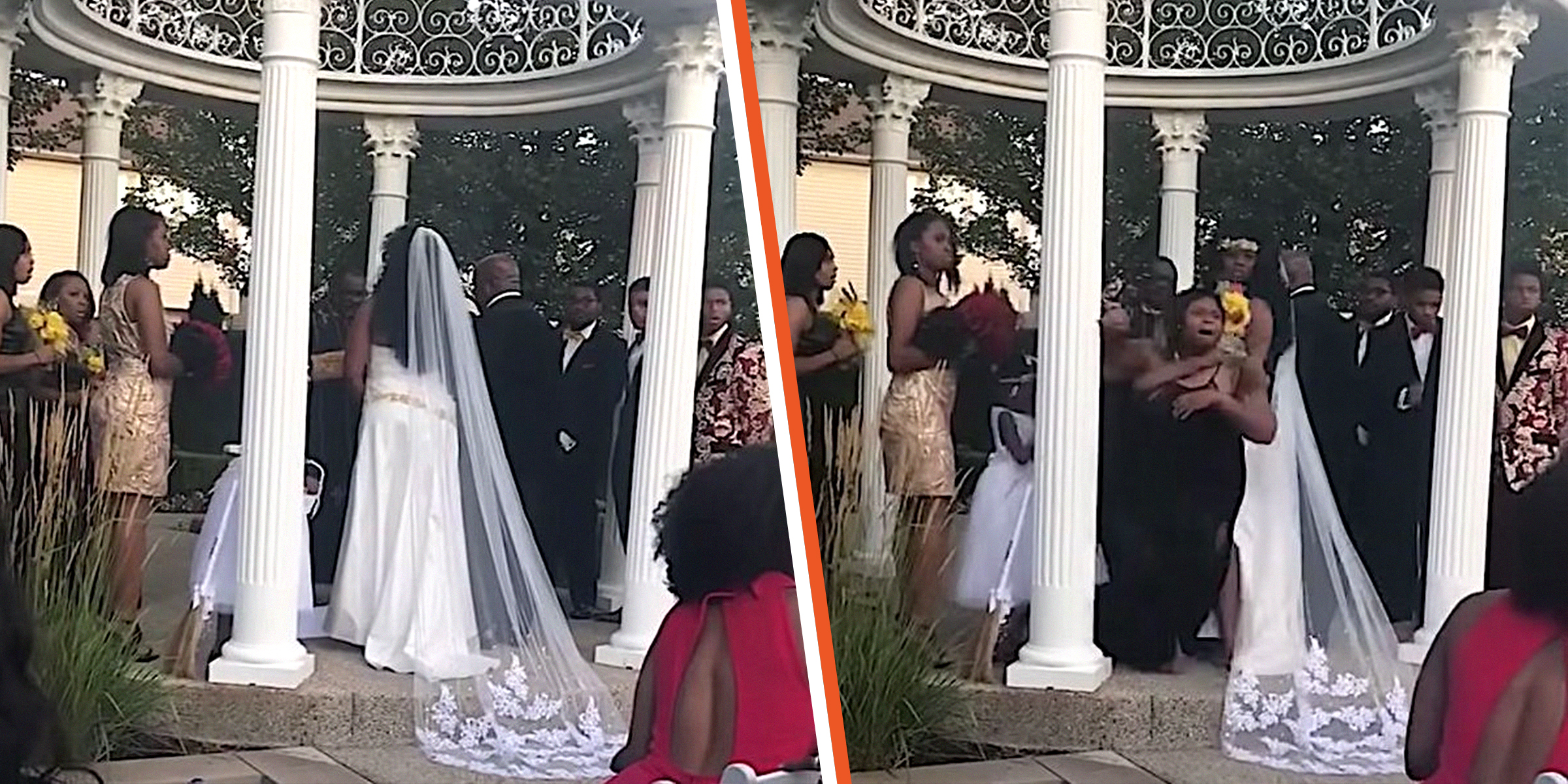 The wedding interrupted by the pregnant woman | Source : youtube.com/ Toneciaga