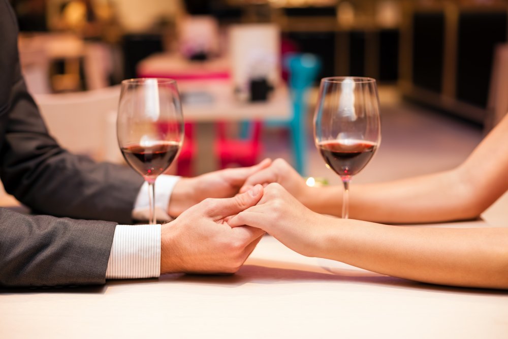 Cena romántica. | Foto: Shutterstock