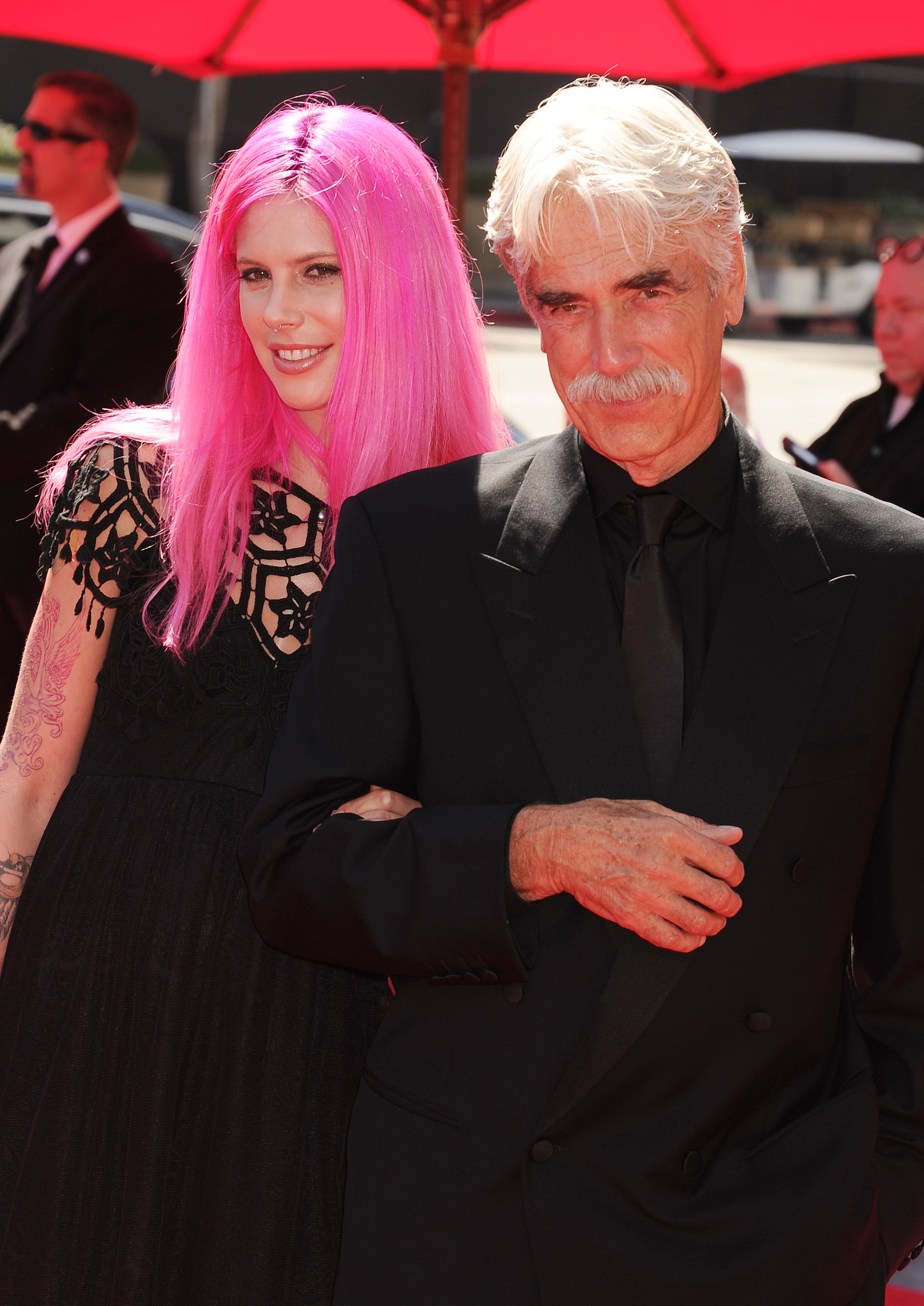 Cleo and Sam Elliott at the Creative Arts Emmy Awards on September 15, 2013, in Los Angeles, California | Source: Getty Images